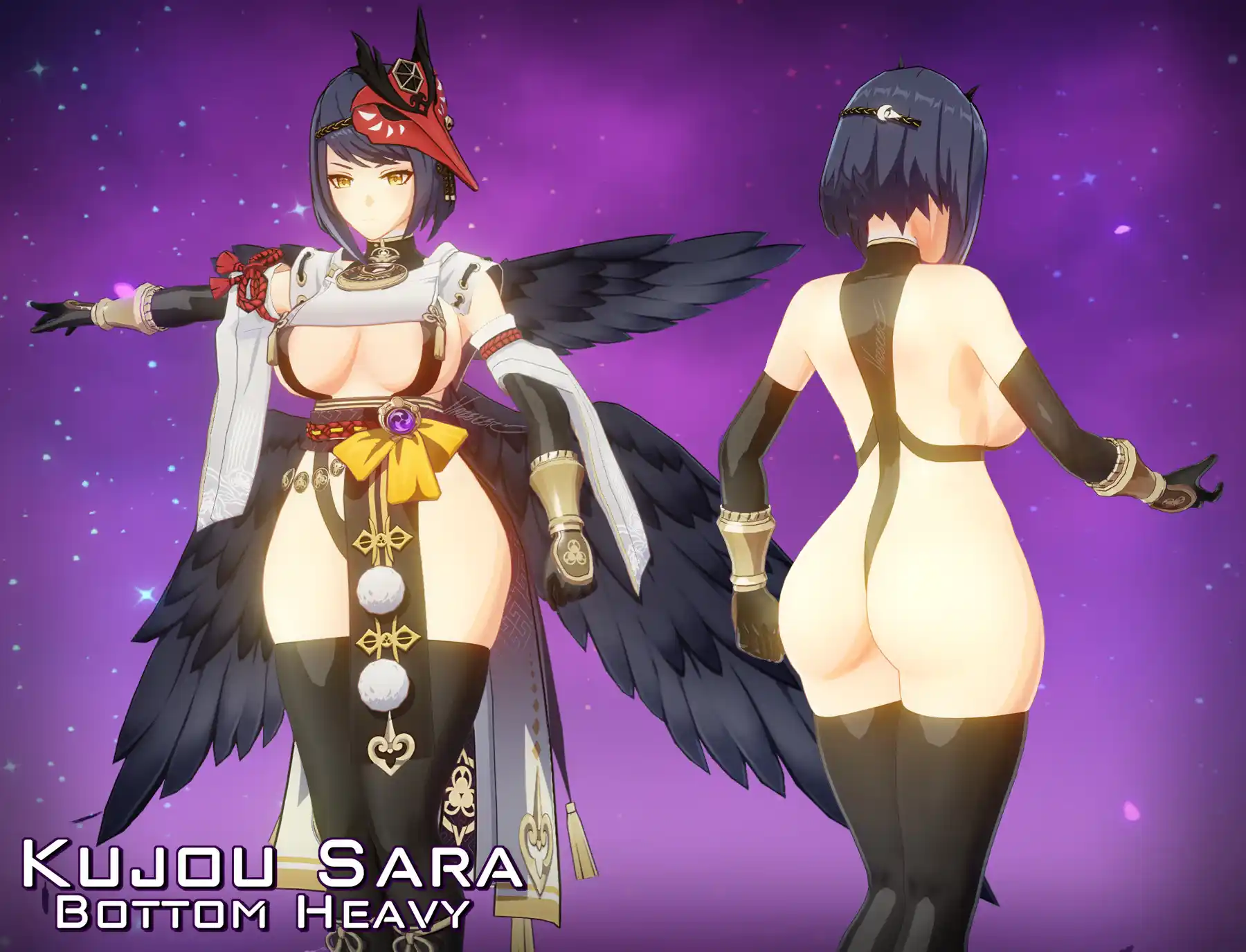 原神 九条裟羅（くじょう さら） Kujou Sara - Bottom Heavy mod