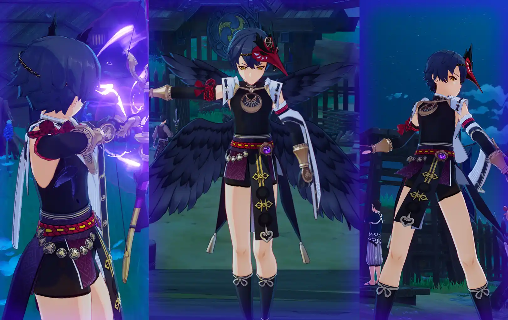 原神 九条裟羅（くじょう さら） Male Kujou Sara Genderswap mod