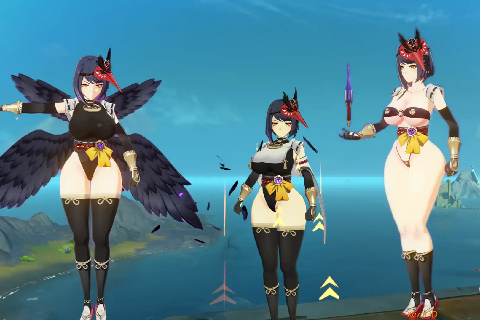 原神 九条裟羅（くじょう さら） KujouSara_General Tengu mod