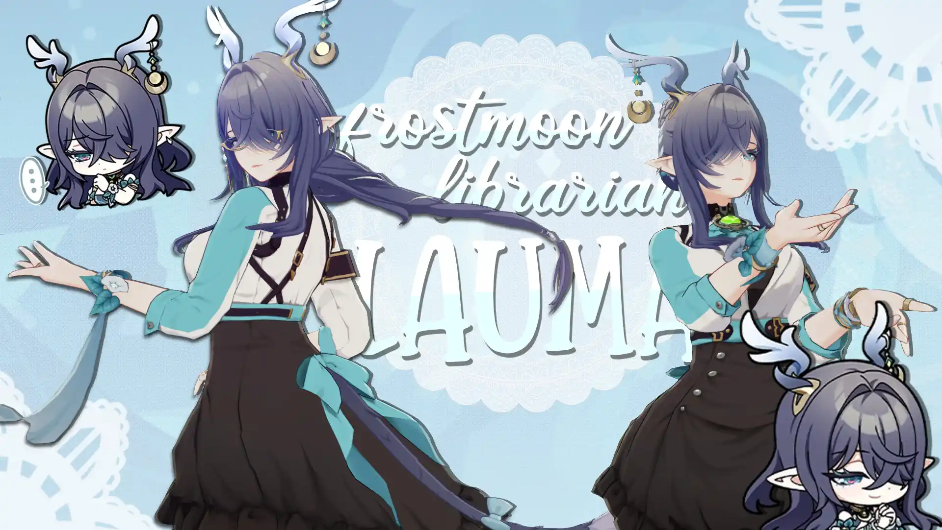 原神 ラウマ Frostmoon Librarian Lauma mod