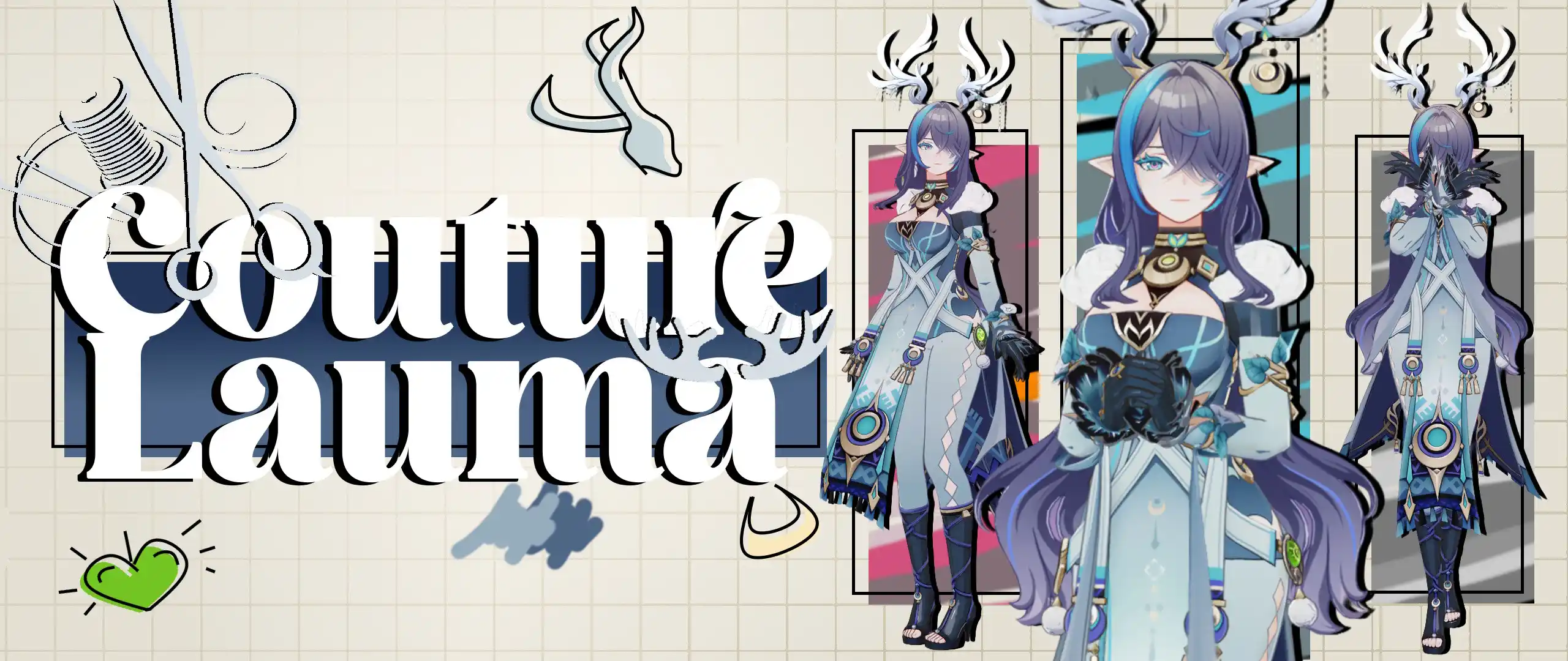 原神 ラウマ Lauma: Verdant Couture mod