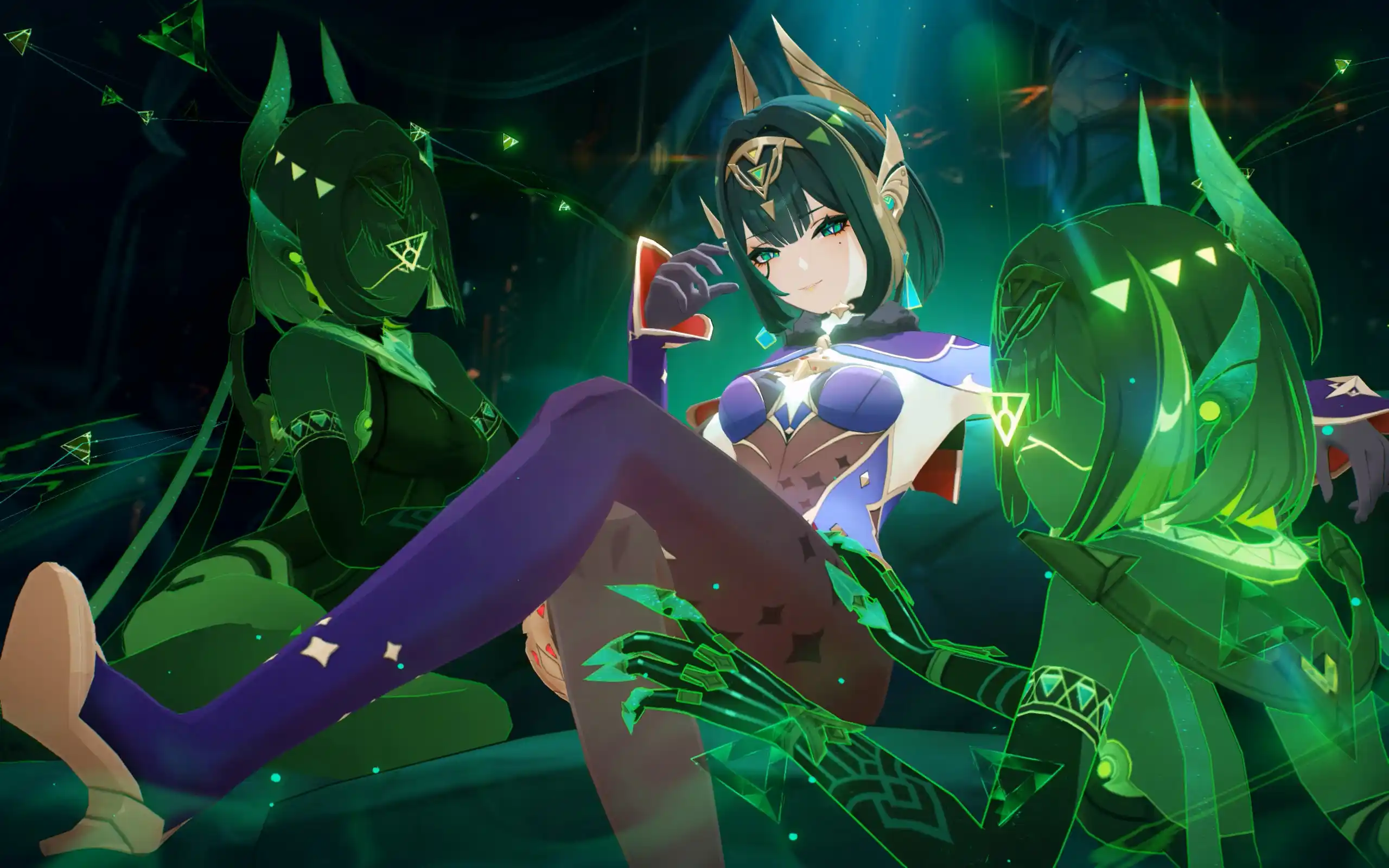 原神 ネフェル Nefer mona outfit mod