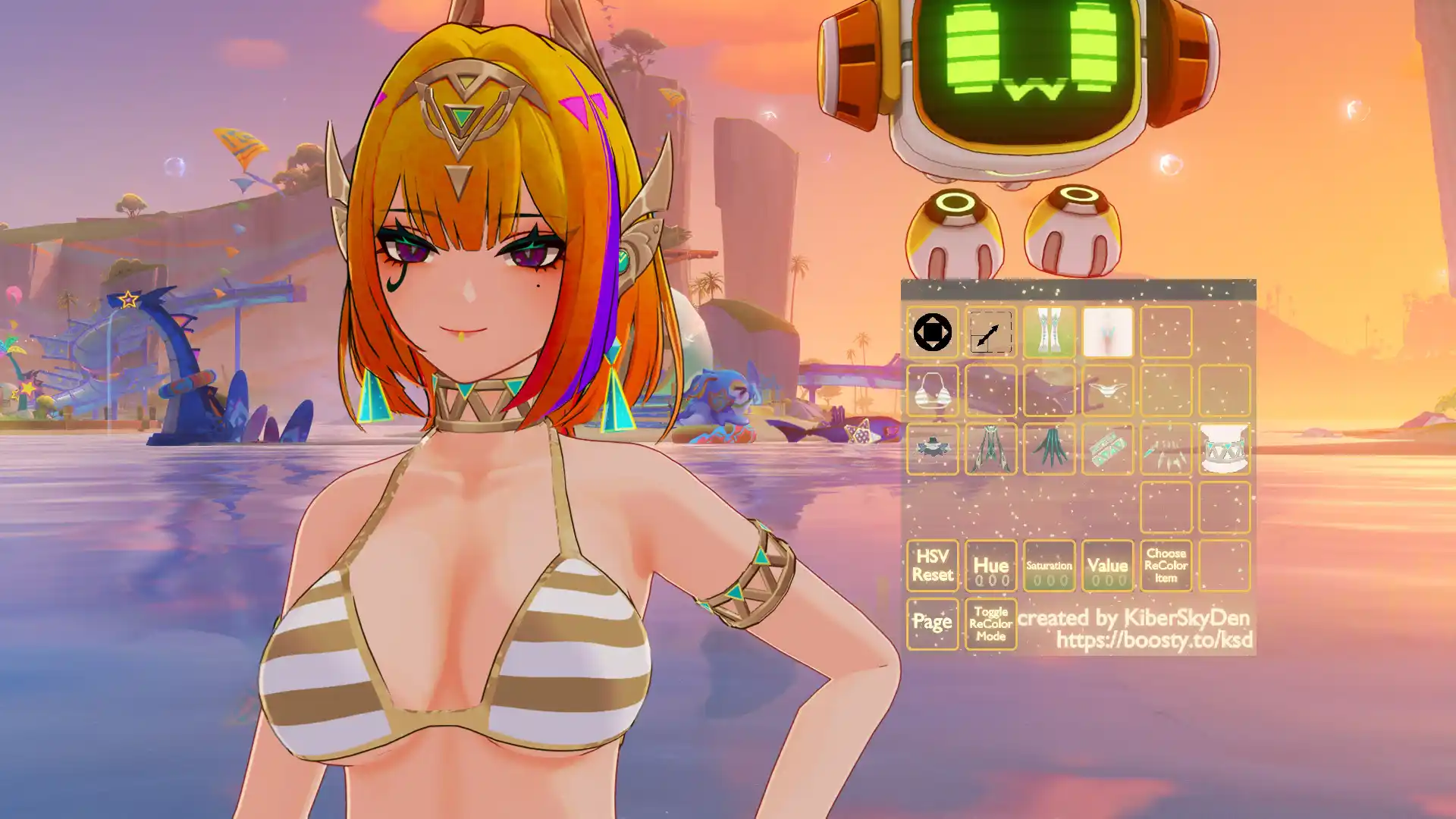 原神 ネフェル Nefer Bikini & Customization mod