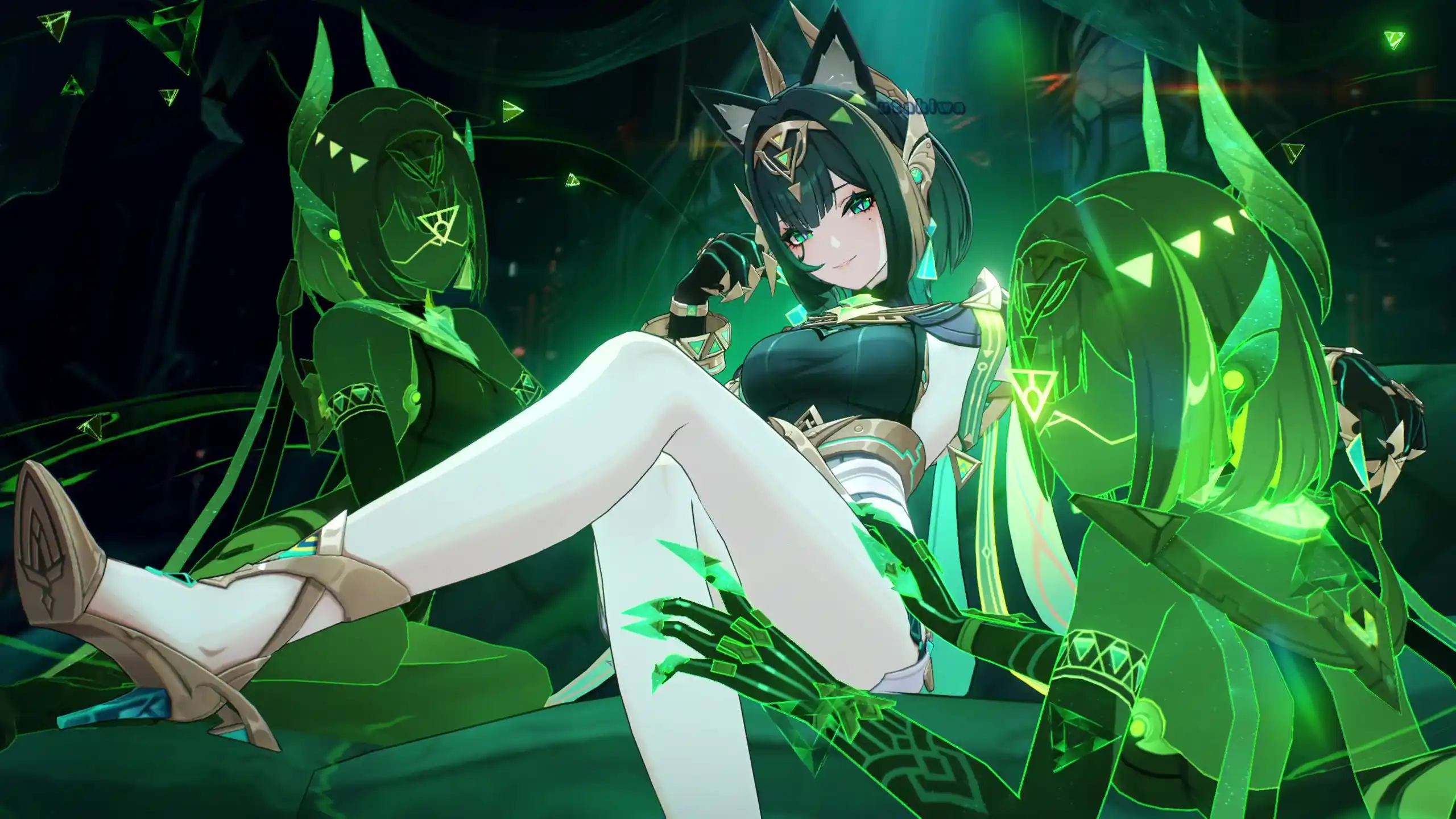 原神 ネフェル Nefer w/ Miyabi's ears (Request) mod