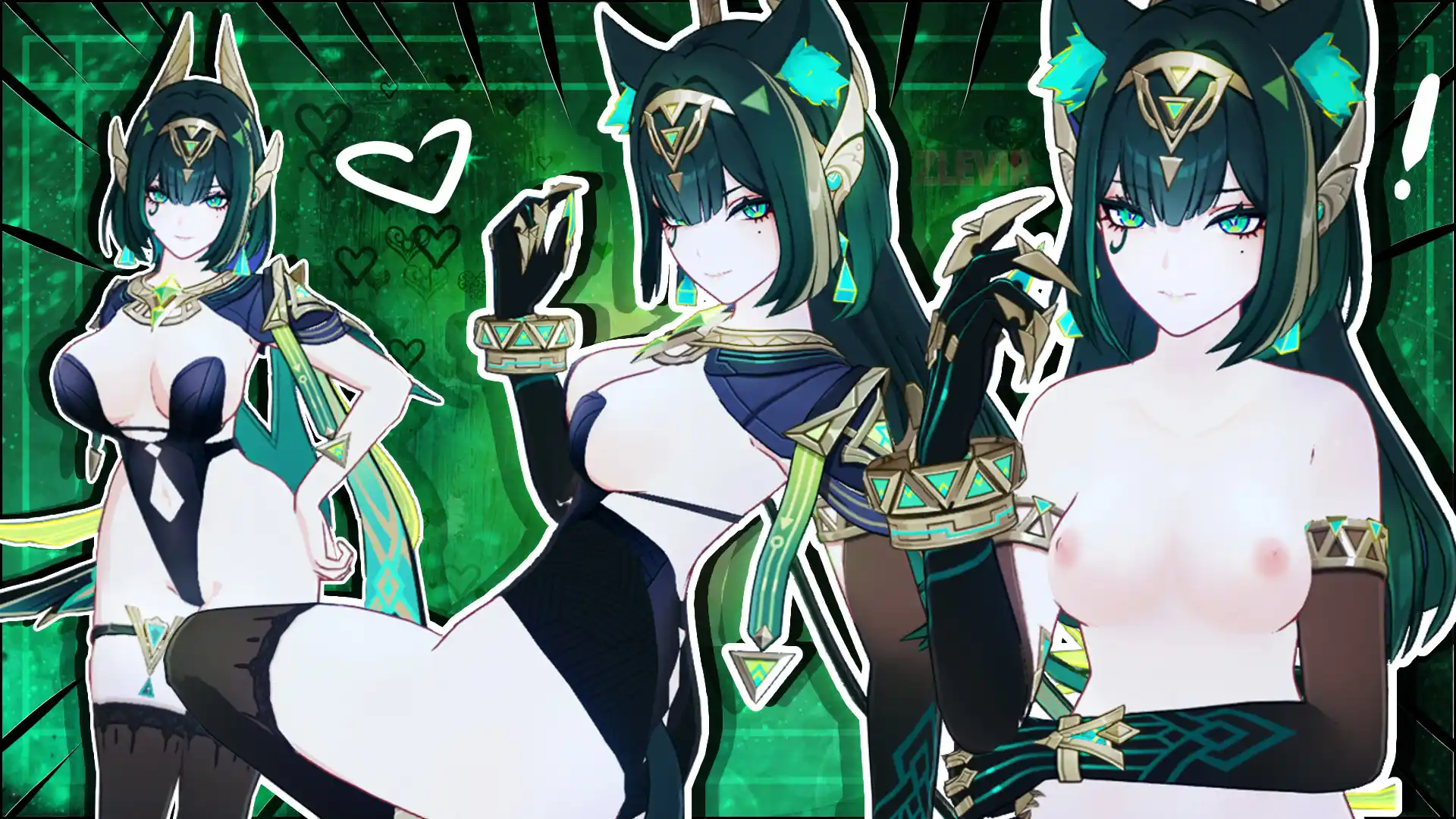 原神 ネフェル Nefer Neko Bodysuit mod