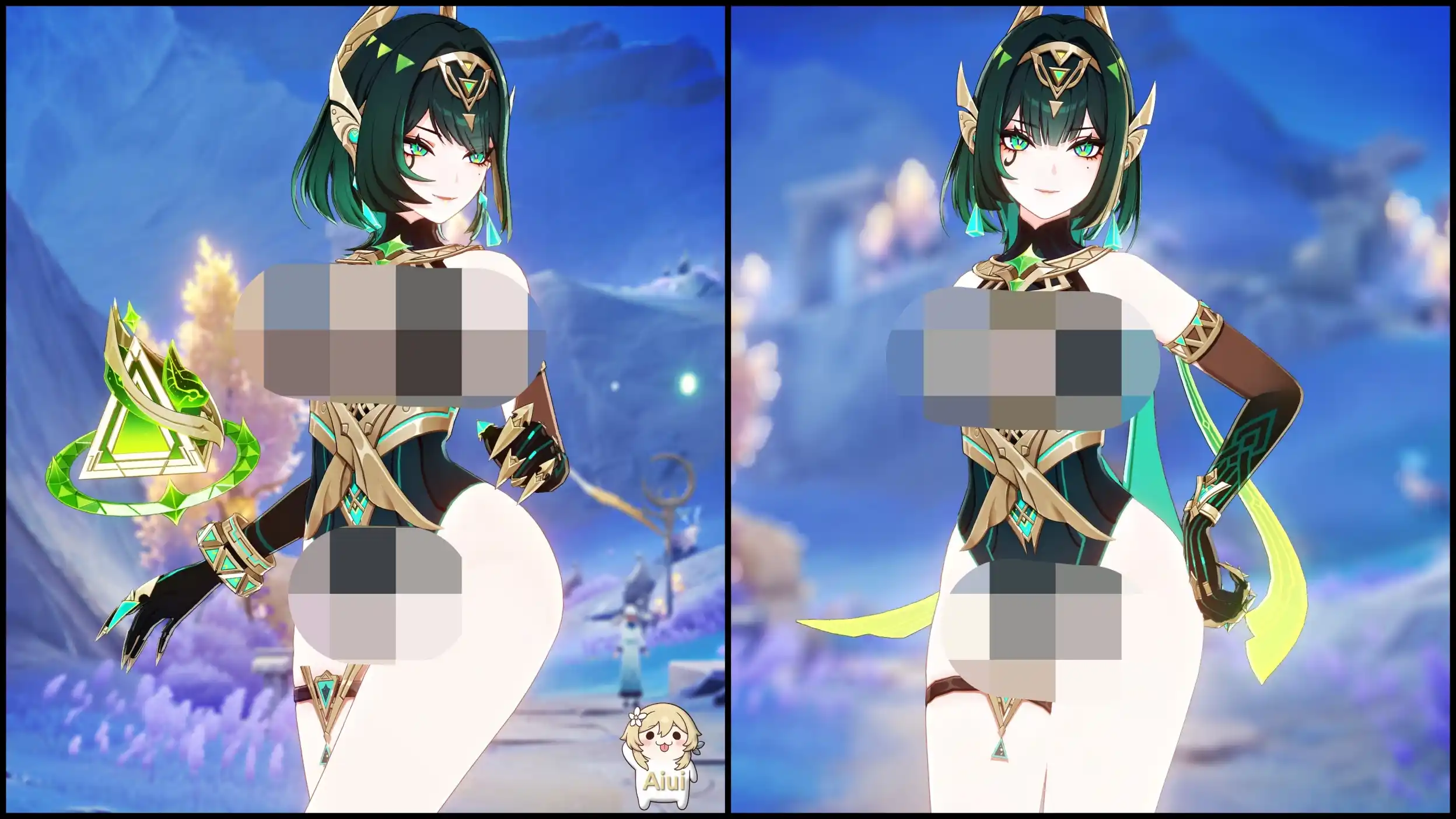 原神 ネフェル Nefer leotard toggle Mod mod