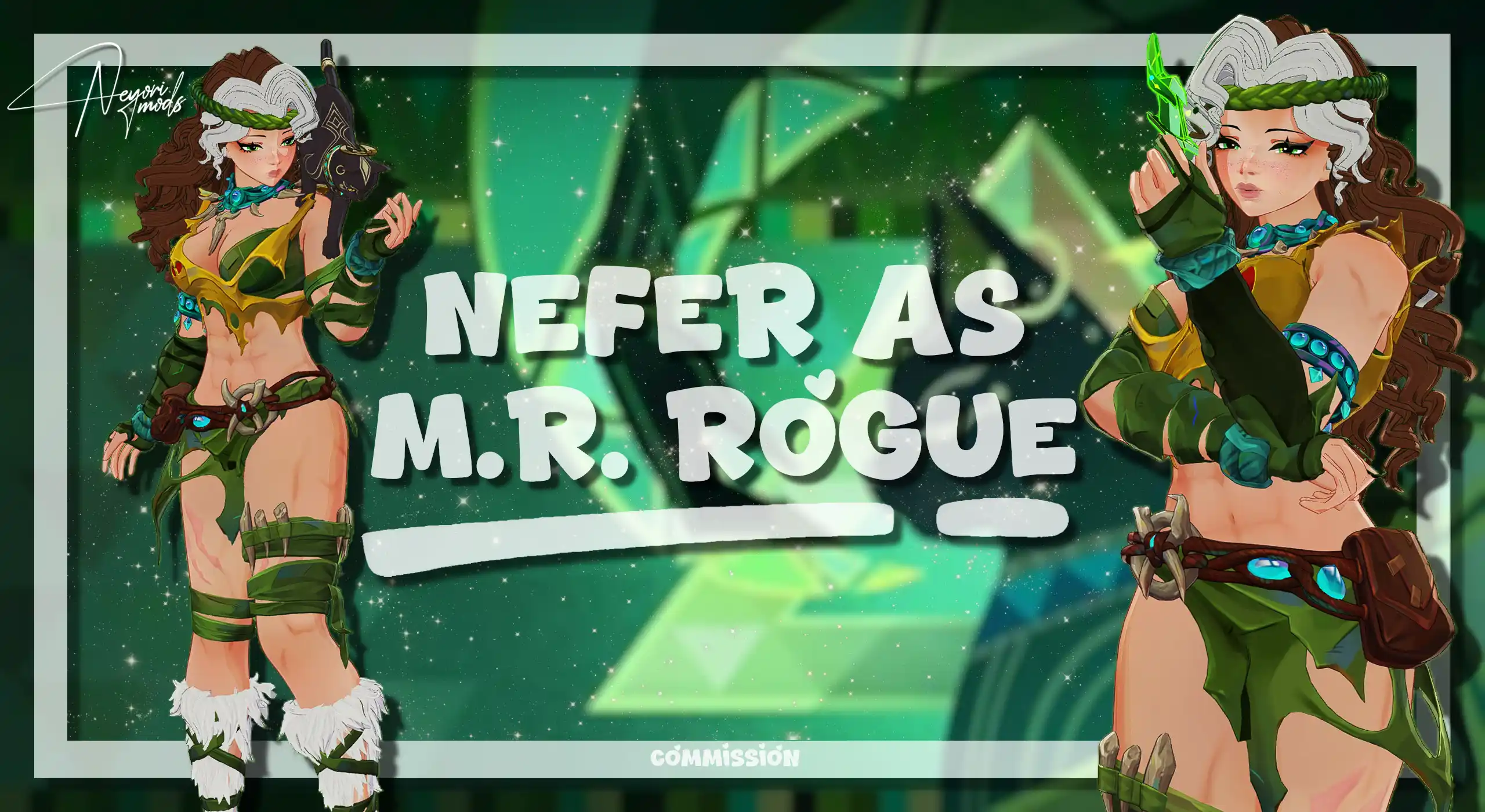 原神 ネフェル Nefer x Rogue Commission mod