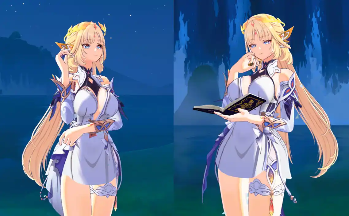 原神 ニコ Thicc Nicole - Mini Skirt mod