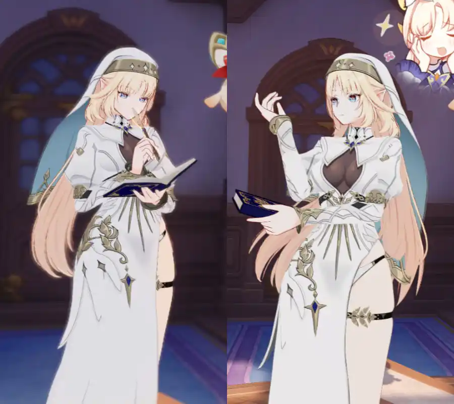 原神 ニコ Nicole Priscilia Outfit Mod mod