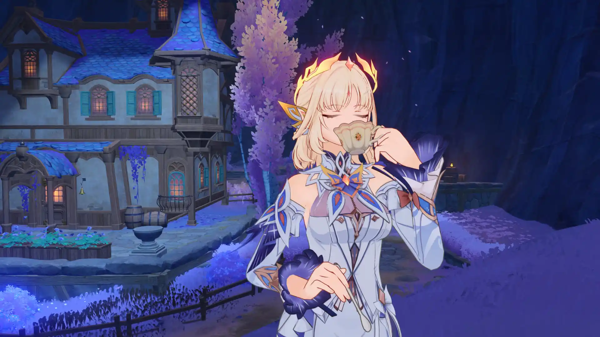 原神 ニコ Nicole short hair + dress var mod