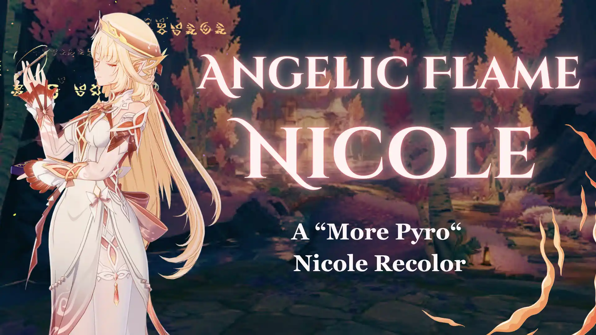 原神 ニコ Angelic Flame Nicole mod