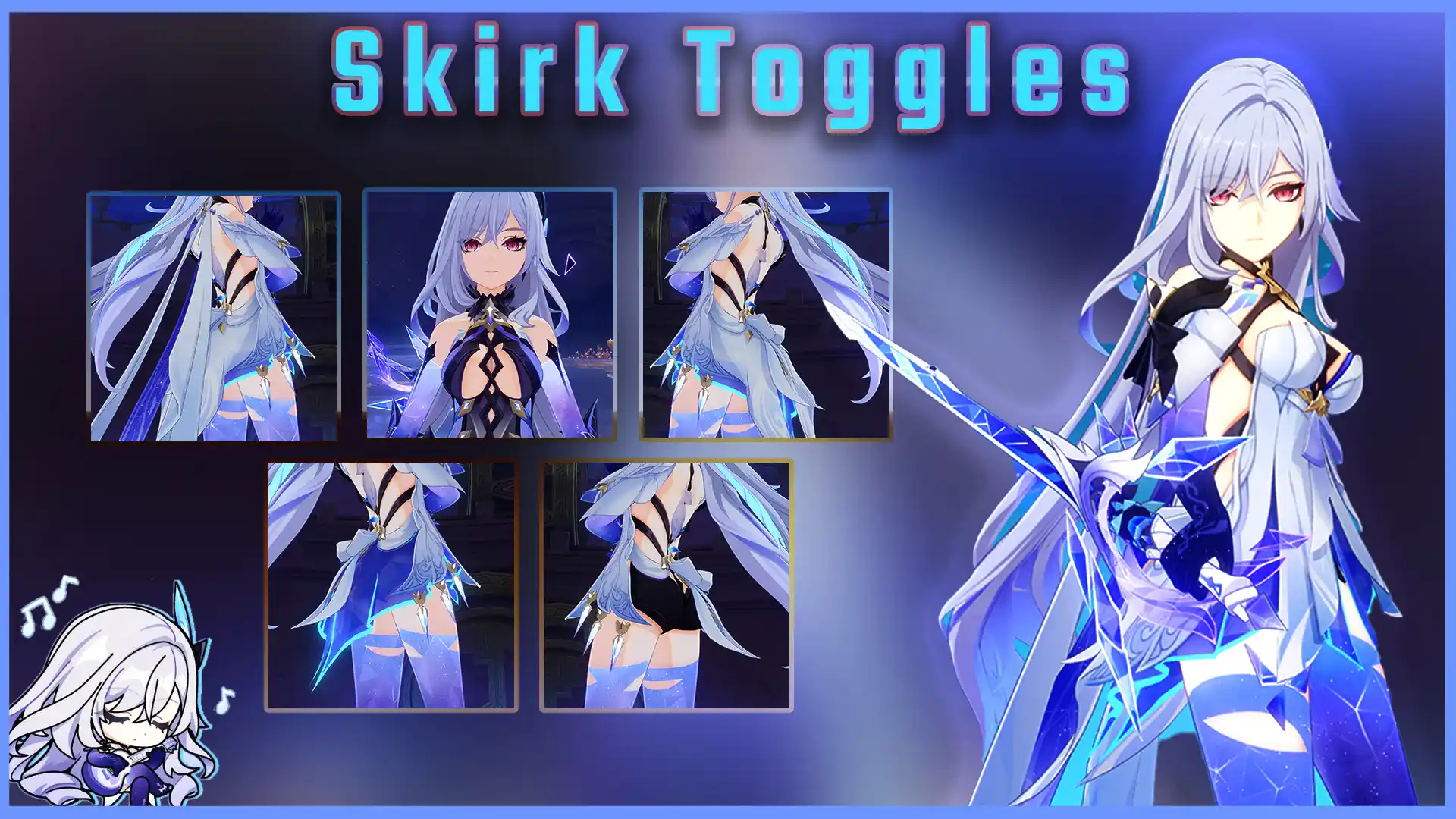 原神 スカーク Skirk - Outfit Toggles & Buff Effect Remover mod
