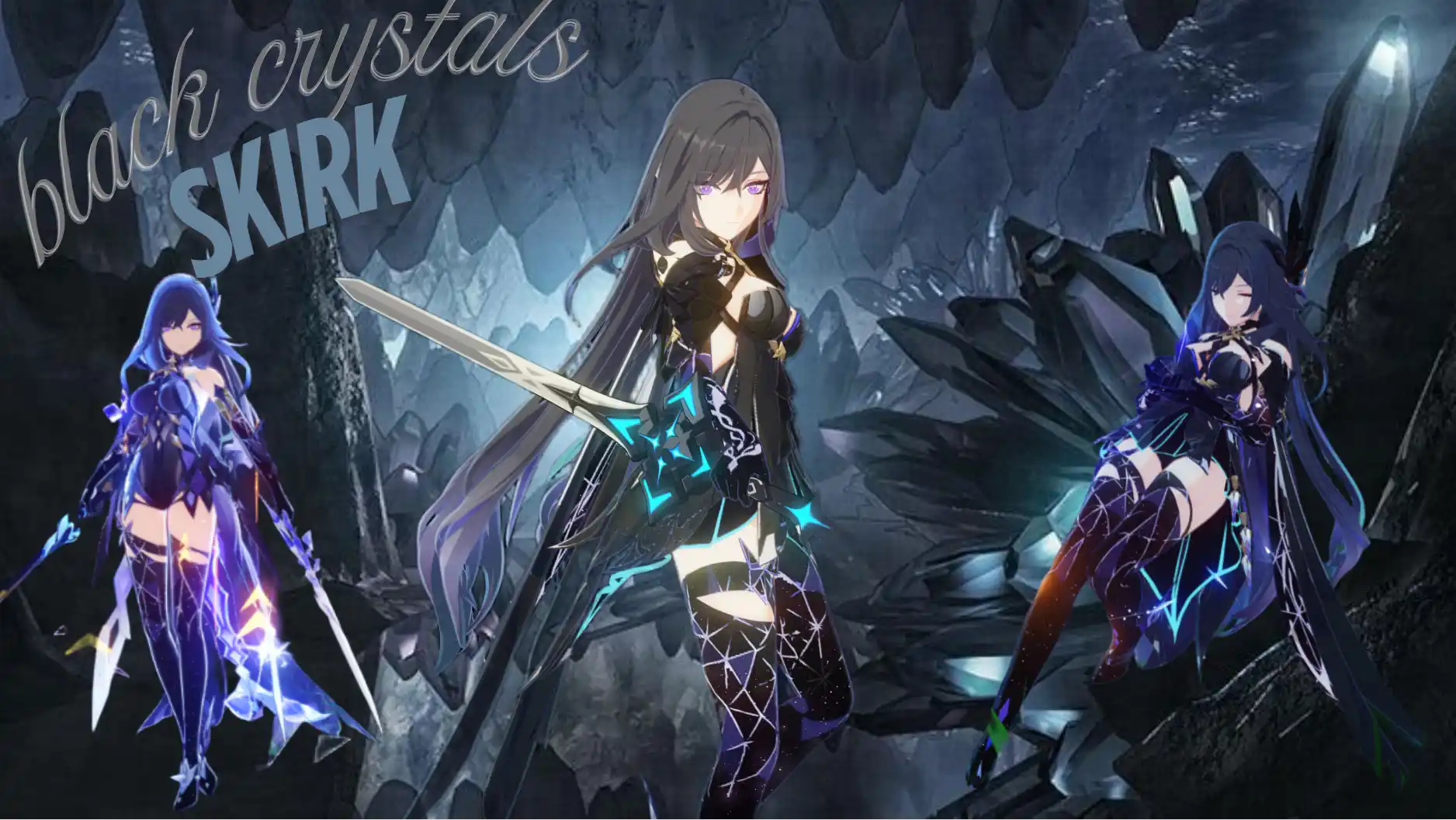 原神 スカーク black crystals SKIRK mod