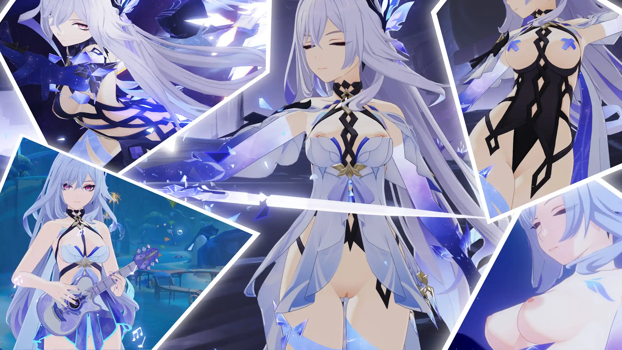 原神 スカーク Skirk Undressed: Outfit Customization & Nude Mod mod