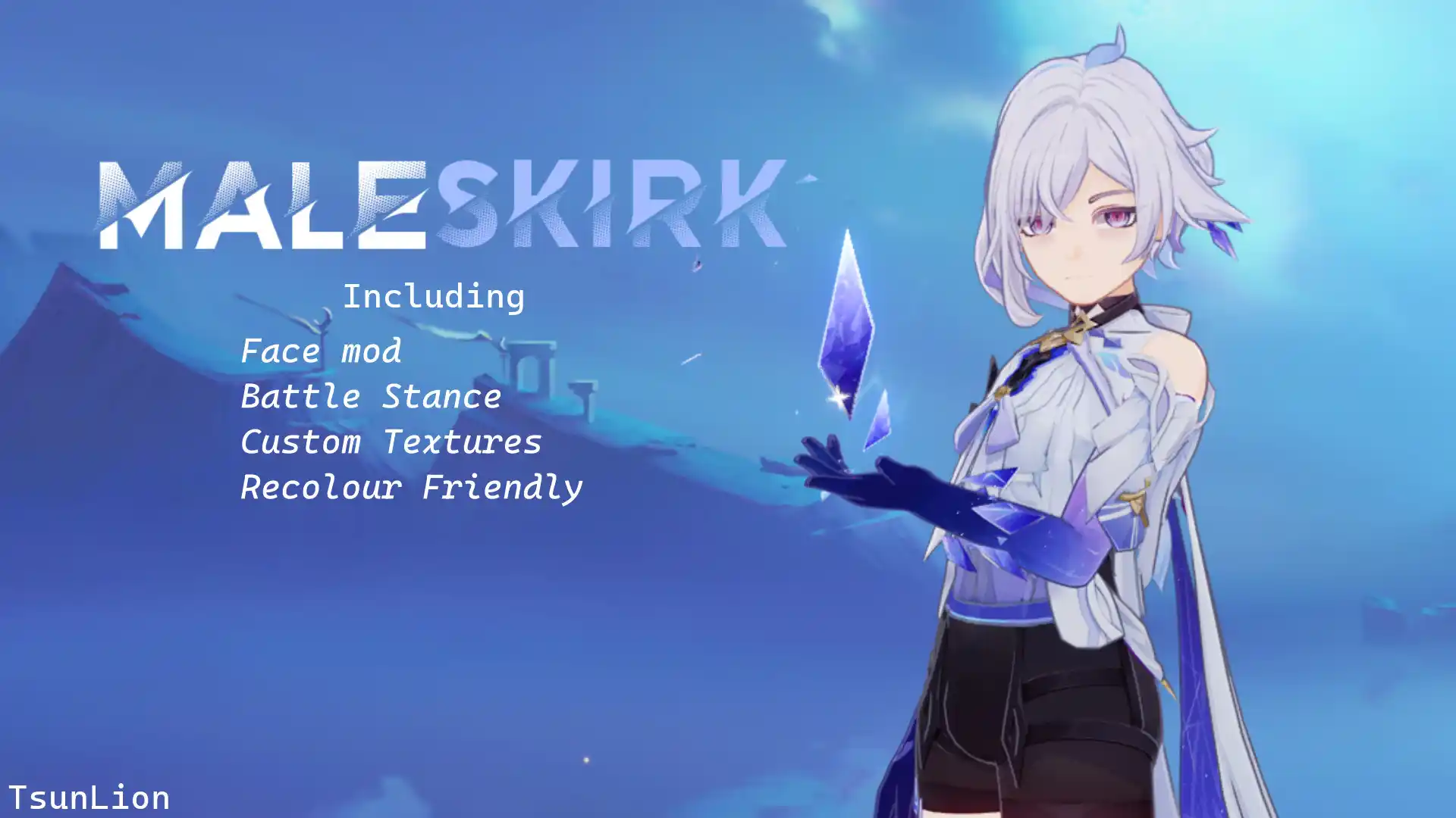 原神 スカーク Male Skirk mod