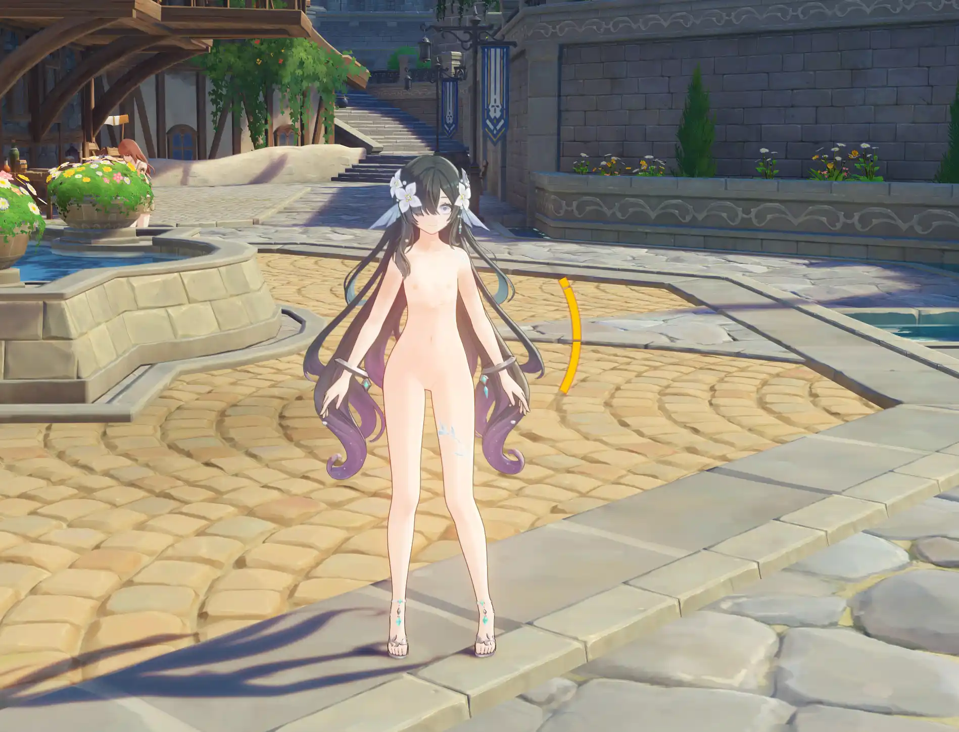 原神 ヴォジャニーツァ Vodyanitsa Authentic Nude mod