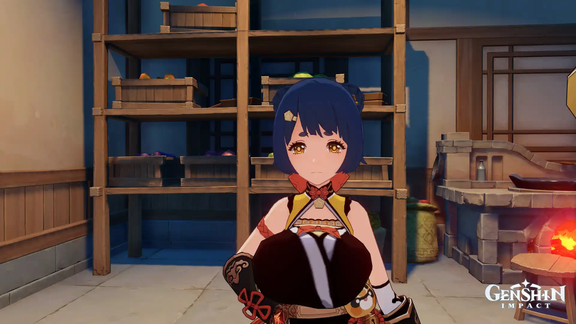 原神 香菱(シャンリン) Xiangling Thicc Oppai mod