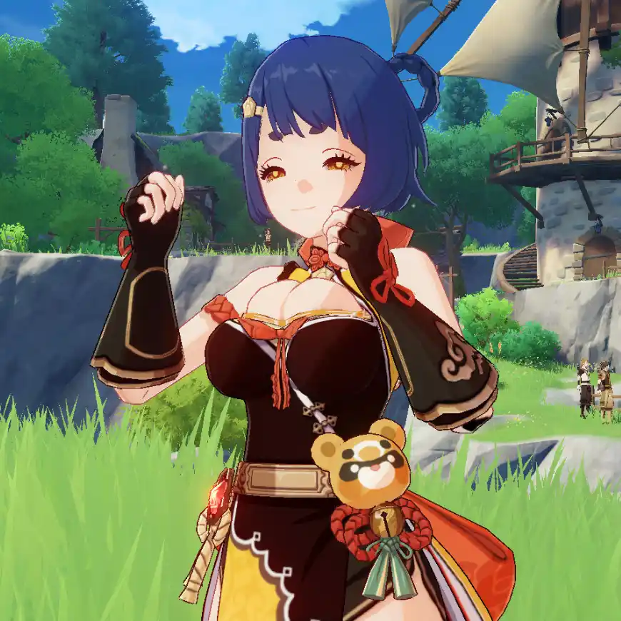 原神 香菱(シャンリン) Xiangling | New breasts mod