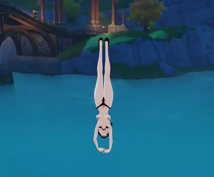 原神 香菱(シャンリン) Xiangling "Topless Swimmer" mod