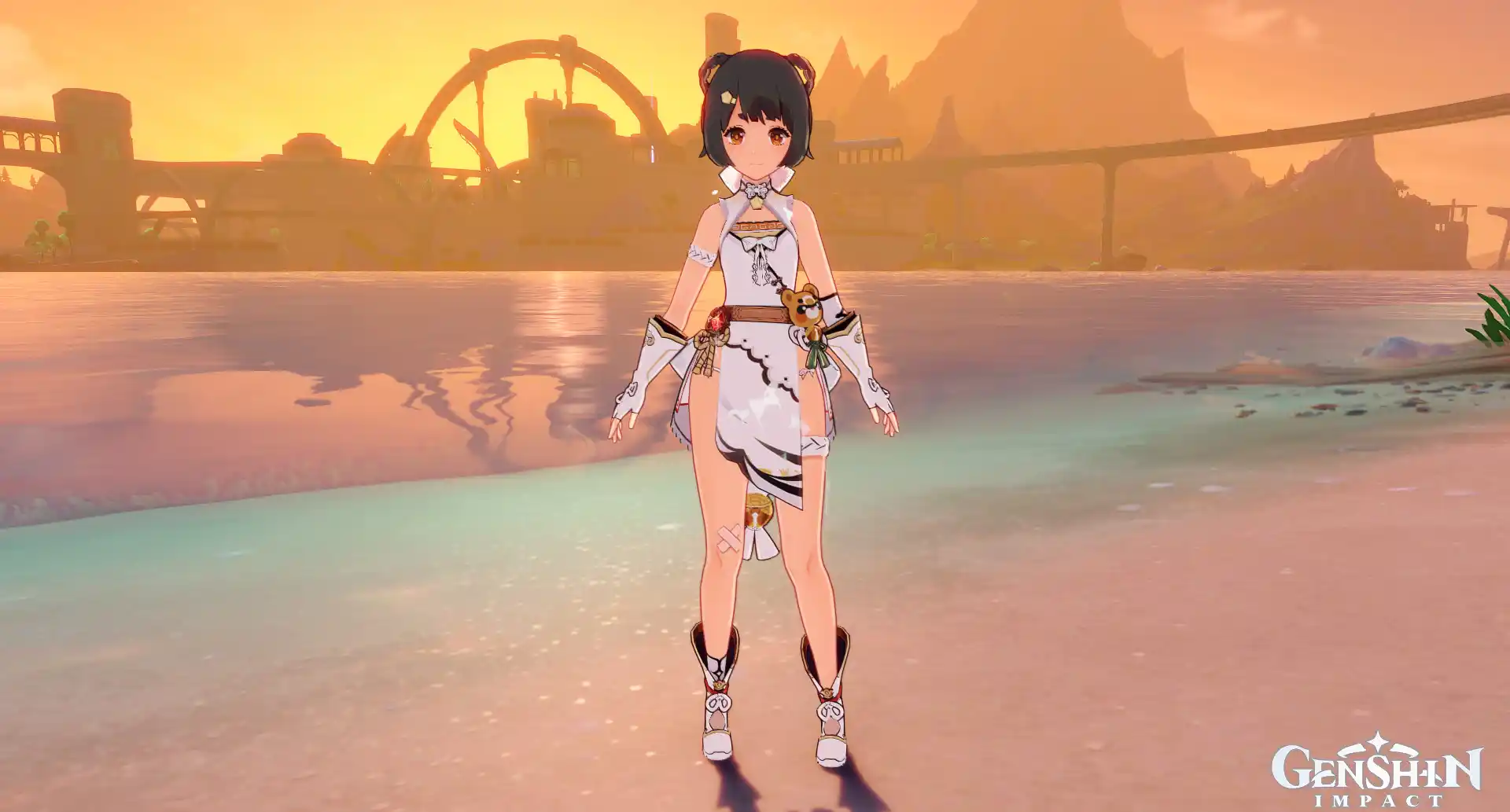 原神 香菱(シャンリン) Snowy Xiangling mod