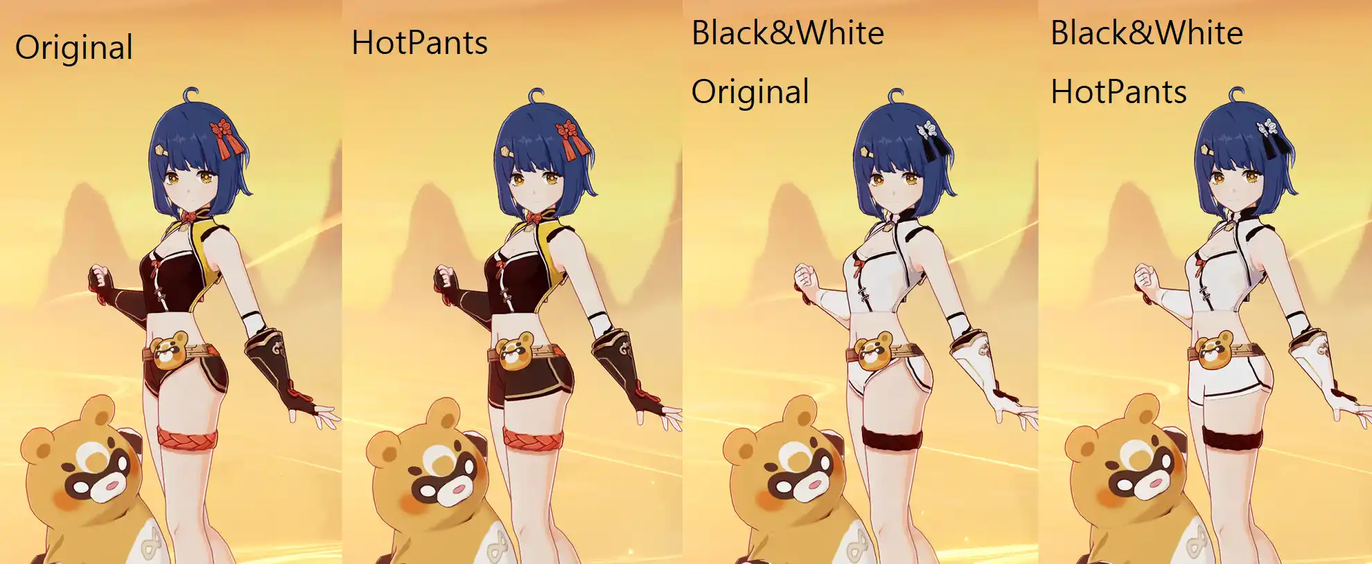 原神 香菱(シャンリン) Xiangling Belly Button Mod mod