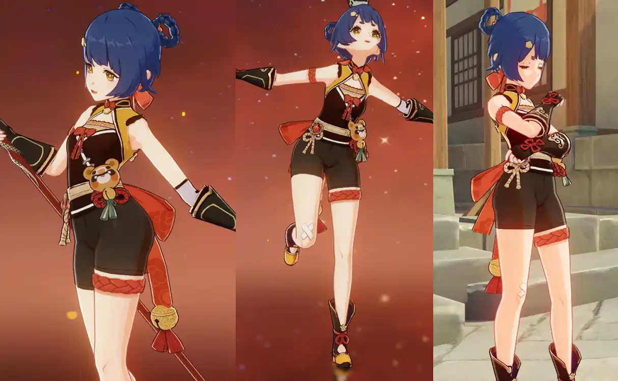 原神 香菱(シャンリン) Xiangling's Spandex Shorts mod