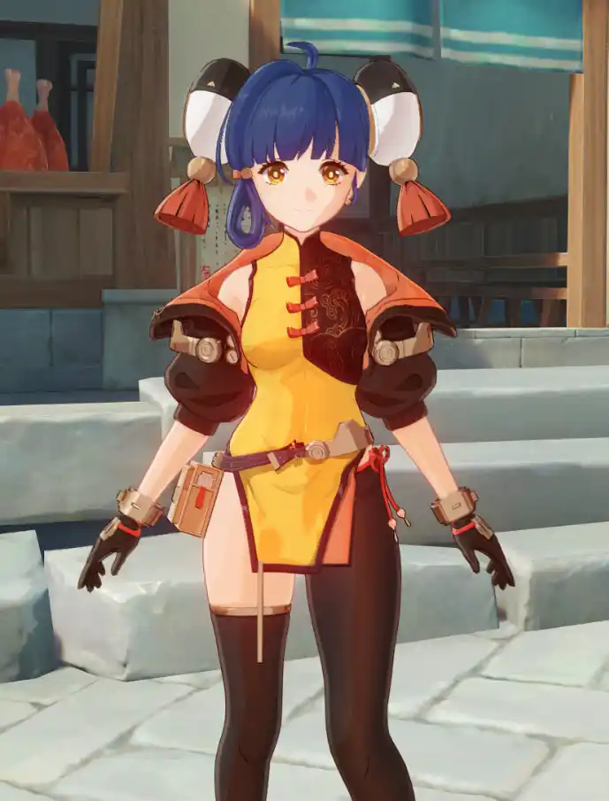 原神 香菱(シャンリン) Recolor of Metalon's Liu Huo Swap mod