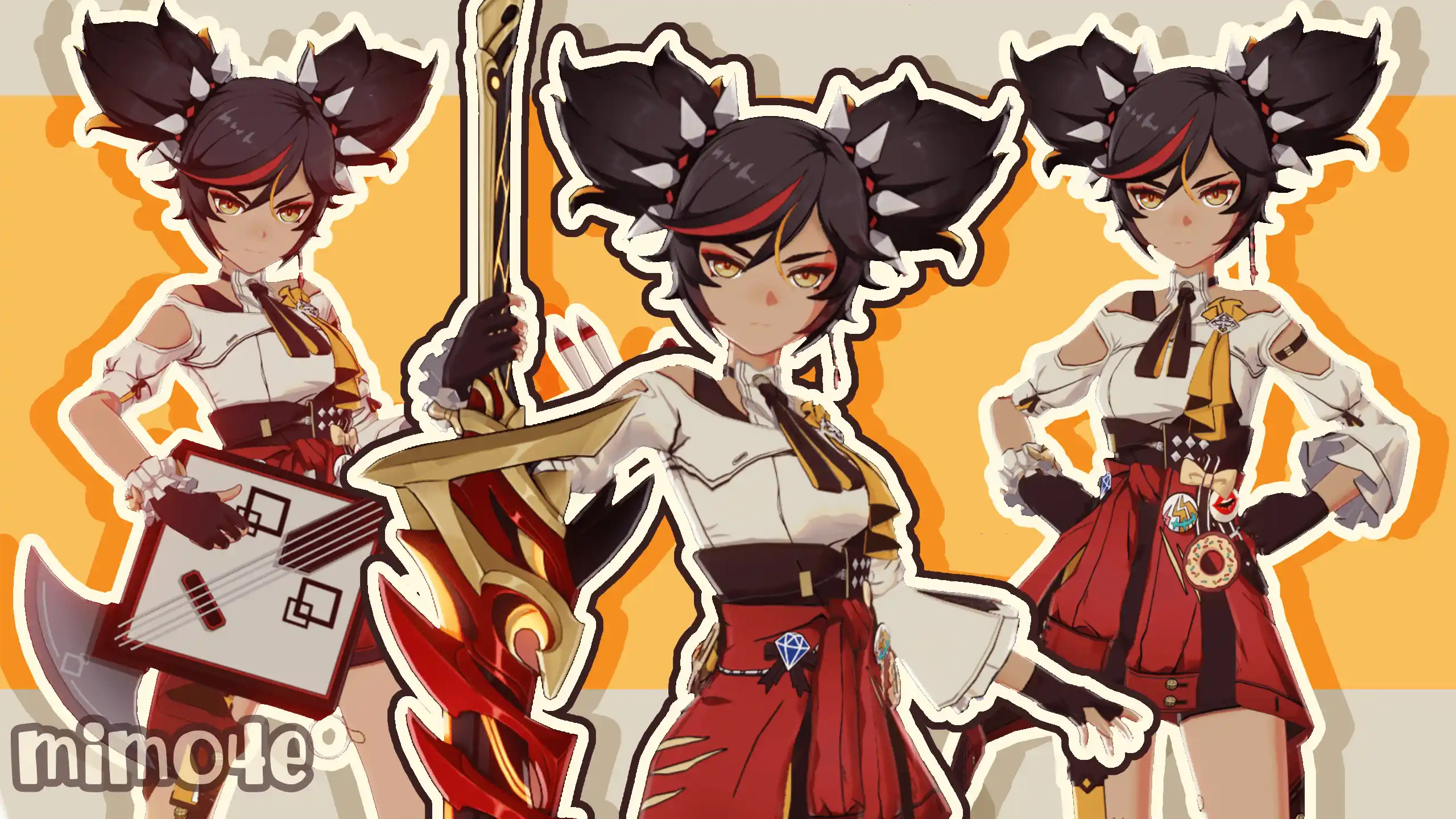 原神 辛炎(シンエン) Casual Rockstar Xinyan mod