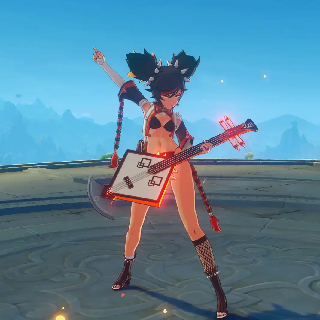 原神 辛炎(シンエン) Xinyan Nude Toggle mod