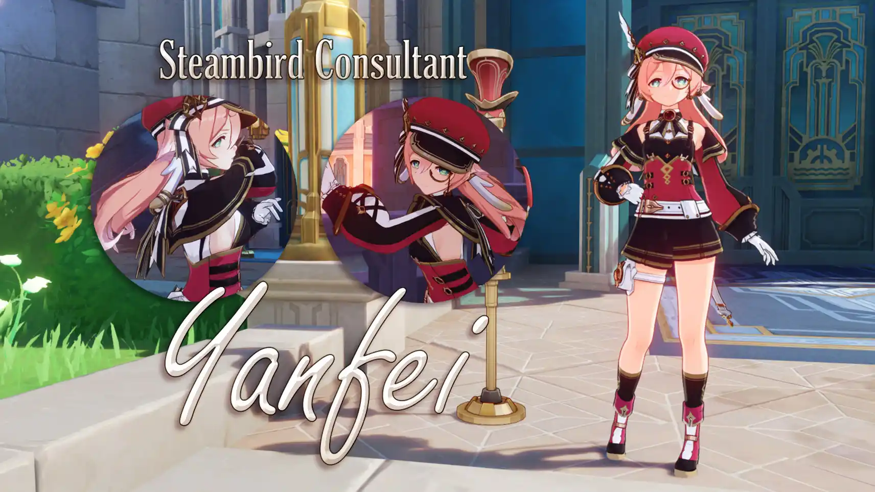 原神 煙緋（えんひ） Steambird Consultant Yanfei mod