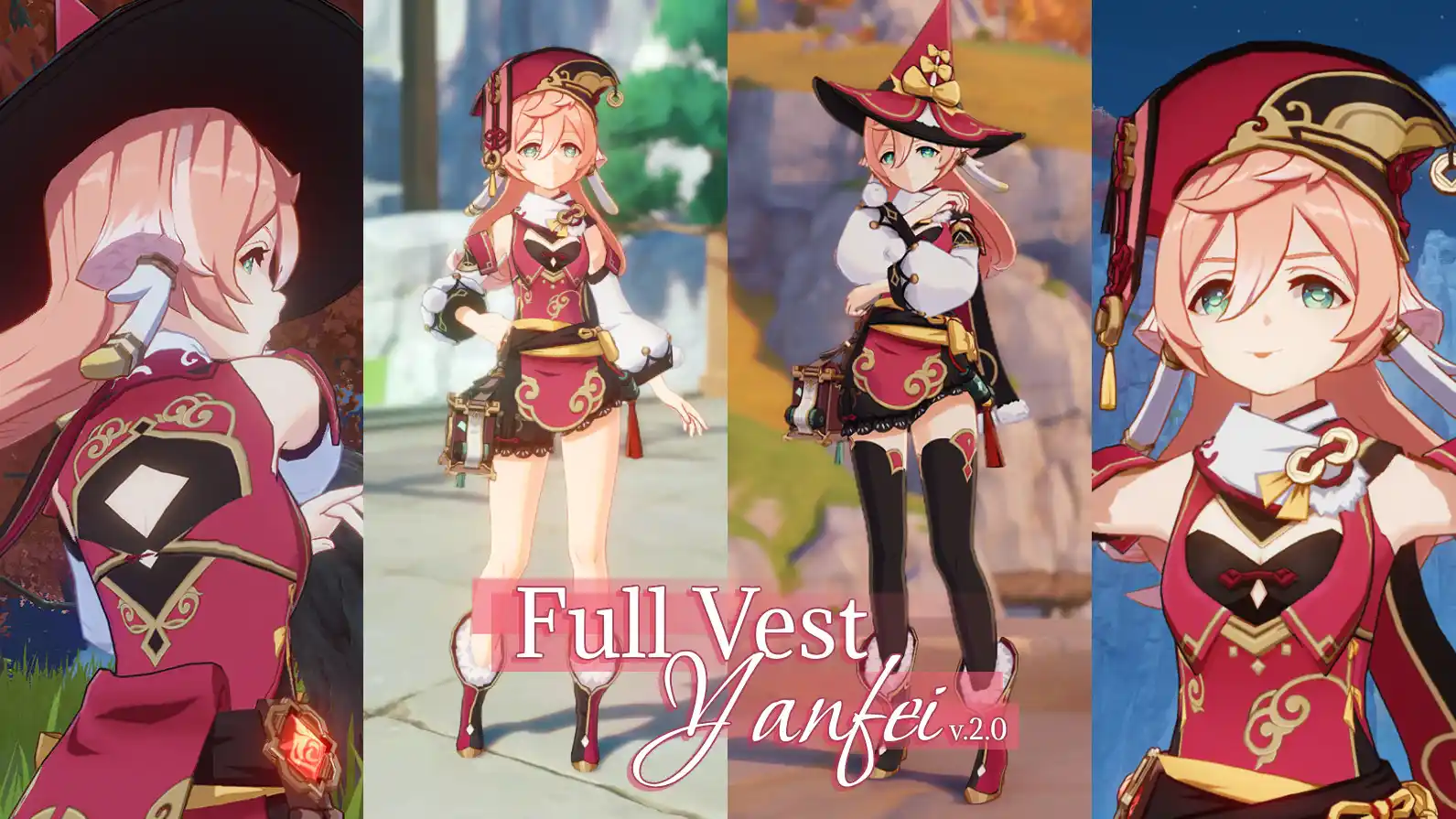 原神 煙緋（えんひ） Full Vest Yanfei mod