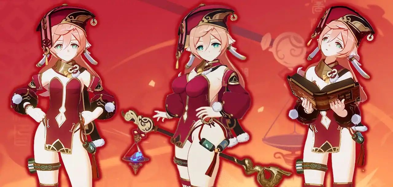 原神 煙緋（えんひ） Yanfei Short Dress Thicc & Lore Friendly mod