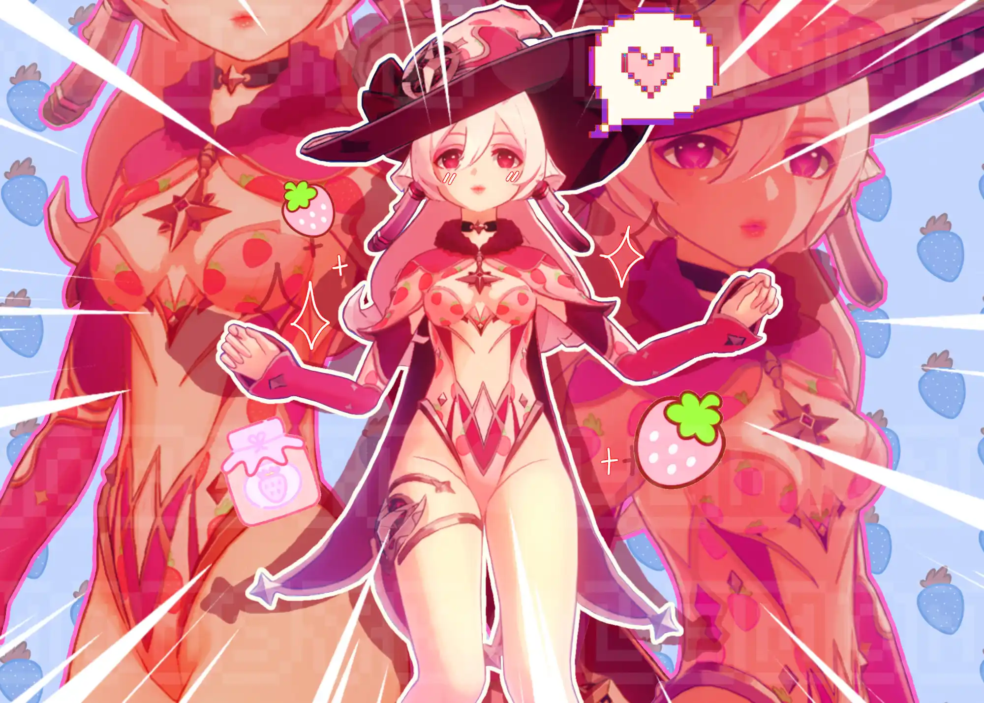 原神 煙緋（えんひ） STRAWBERRY MILK YANFEI mod