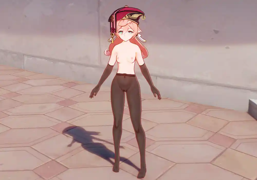 原神 煙緋（えんひ） Yanfei pantyhose mod
