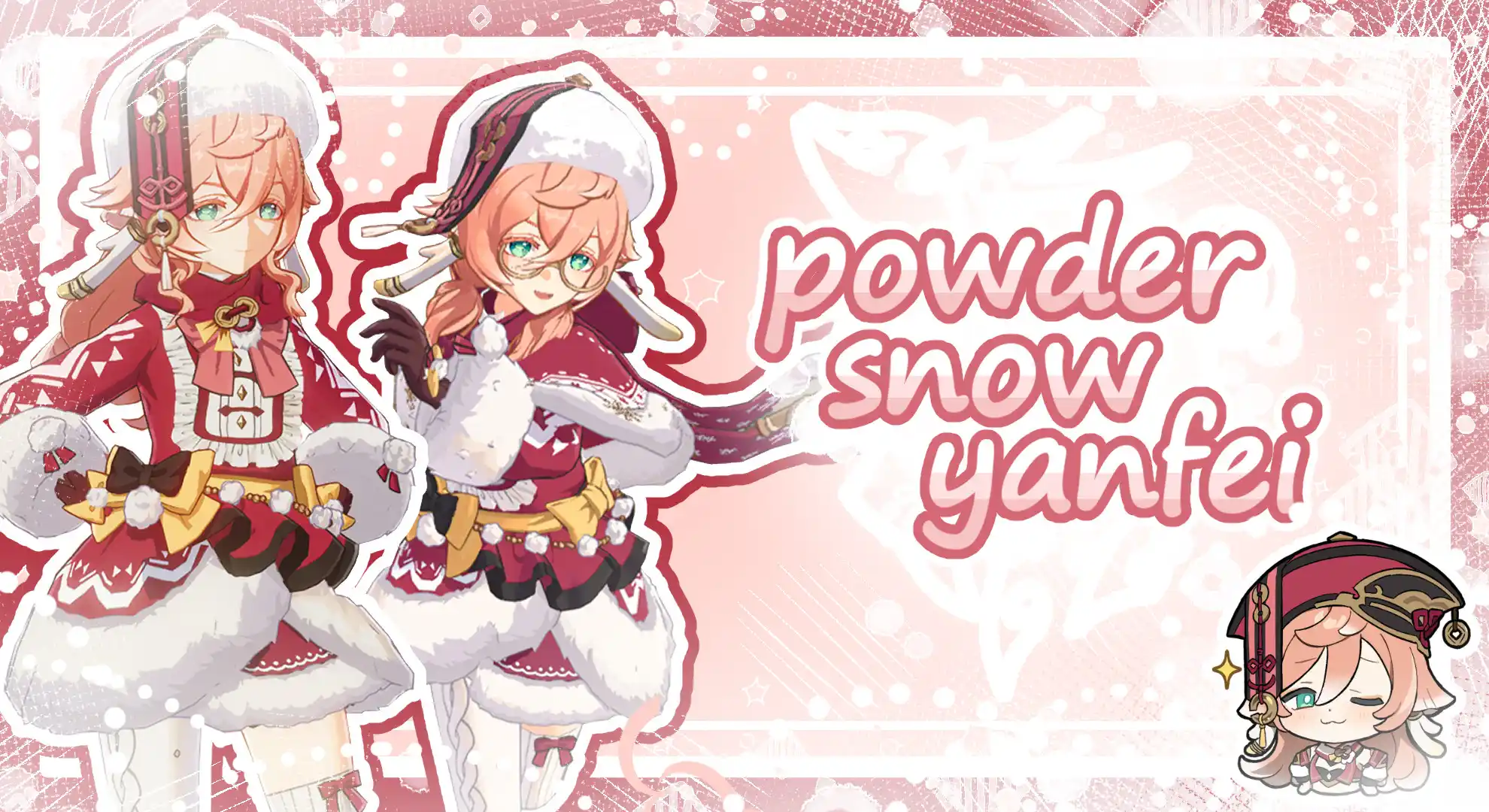 原神 煙緋（えんひ） • ❥ powder snow yanfei (8 toggles) mod