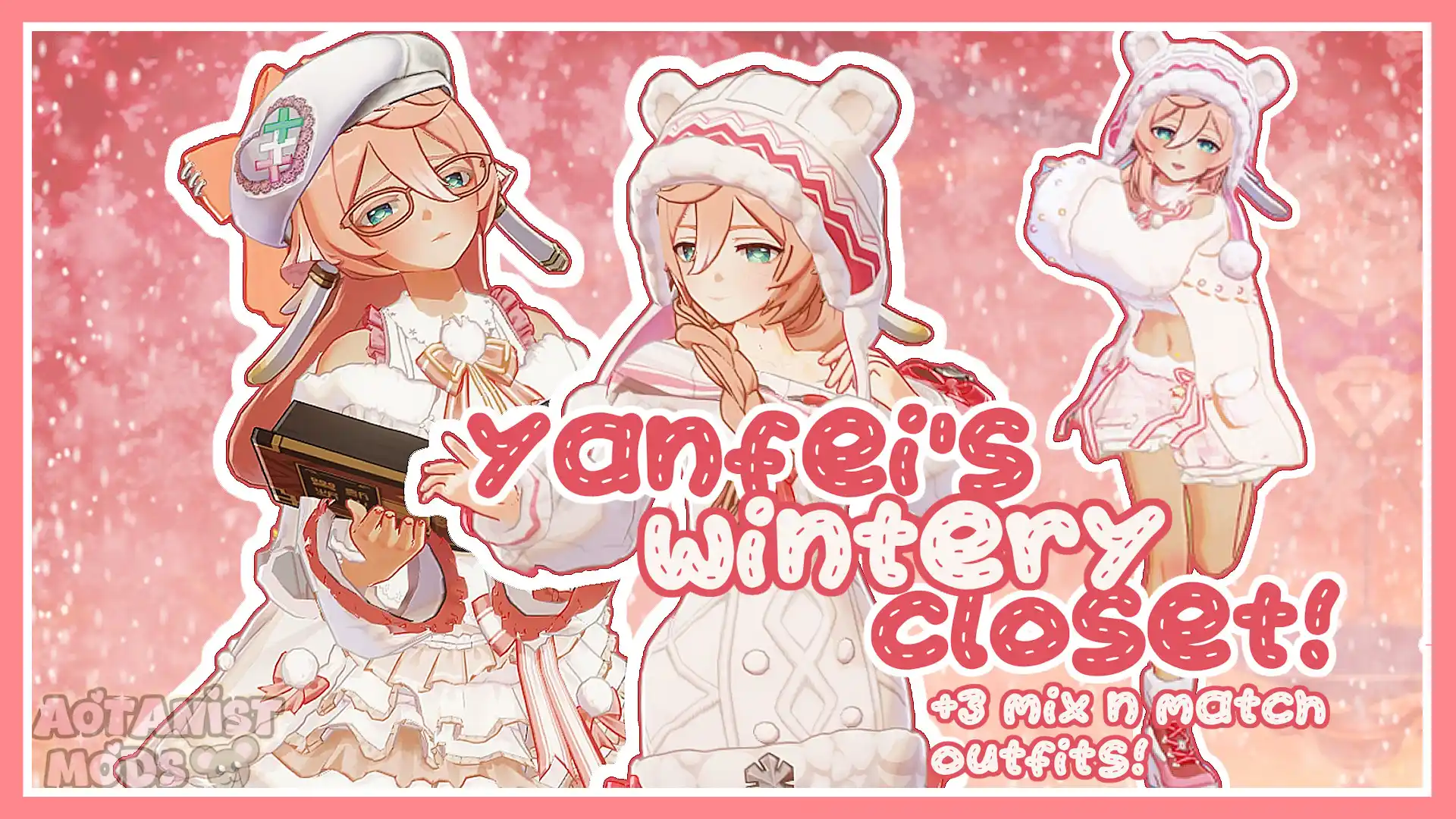 原神 煙緋（えんひ） Yanfei's Wintery Closet! (9 toggles) ⋆˚.༄ mod