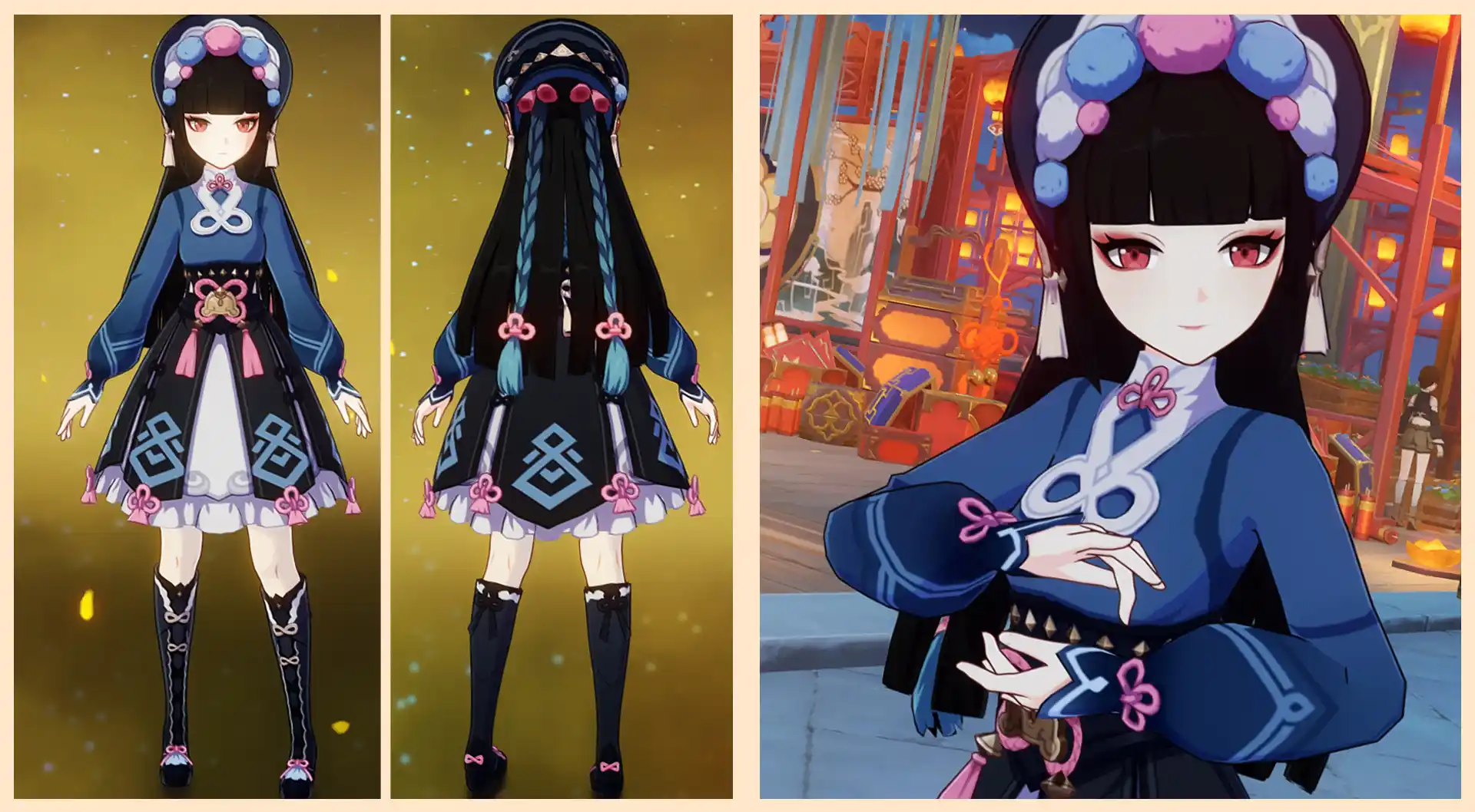 原神 雲菫（ウンキン） Yun Jin Shawless/Recolour mod