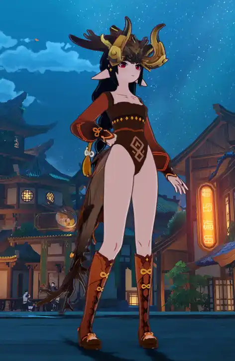 原神 雲菫（ウンキン） Azhdaha Yun Jin mod