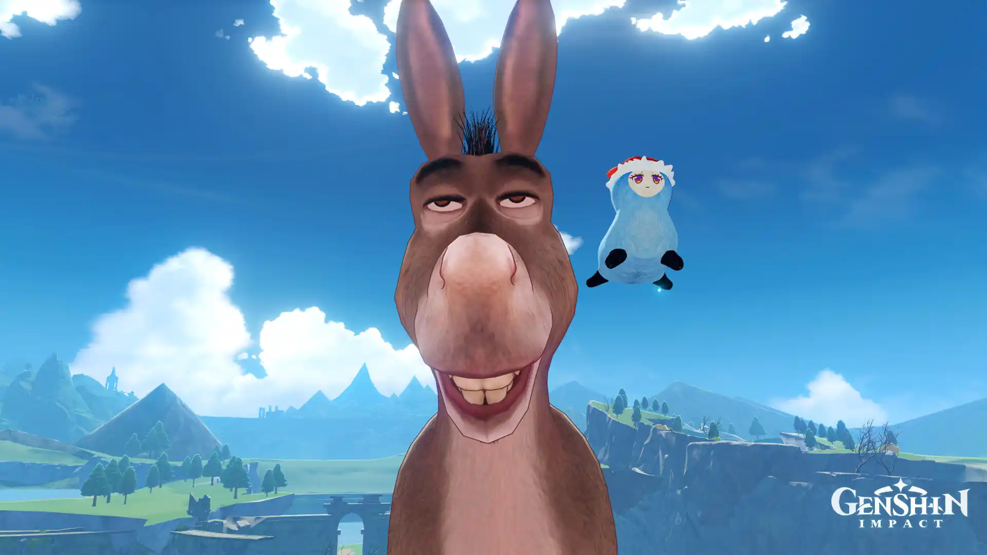 原神 雲菫（ウンキン） Shrek donkey Yun Jin mod