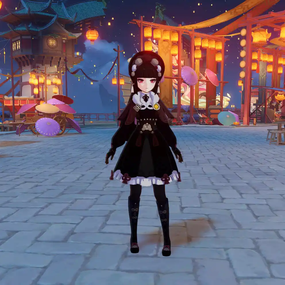 原神 雲菫（ウンキン） Gothic Inspired Yun Jin Recolor mod
