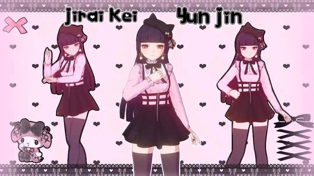 原神 雲菫（ウンキン） ᛝ♡ Jirai Kei Yun Jin ♡ᛝ mod