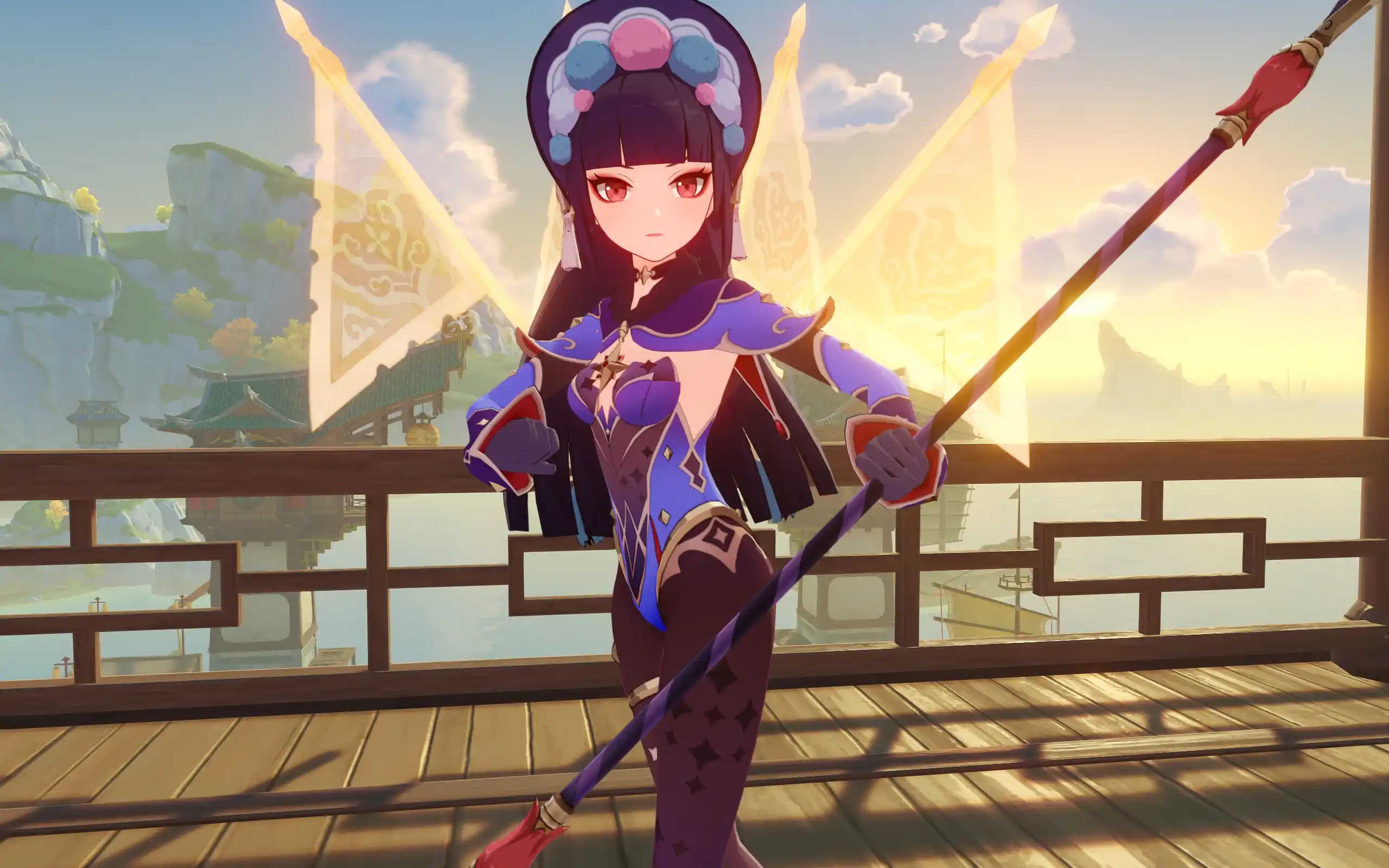 原神 雲菫（ウンキン） YunJin mona outfit mod