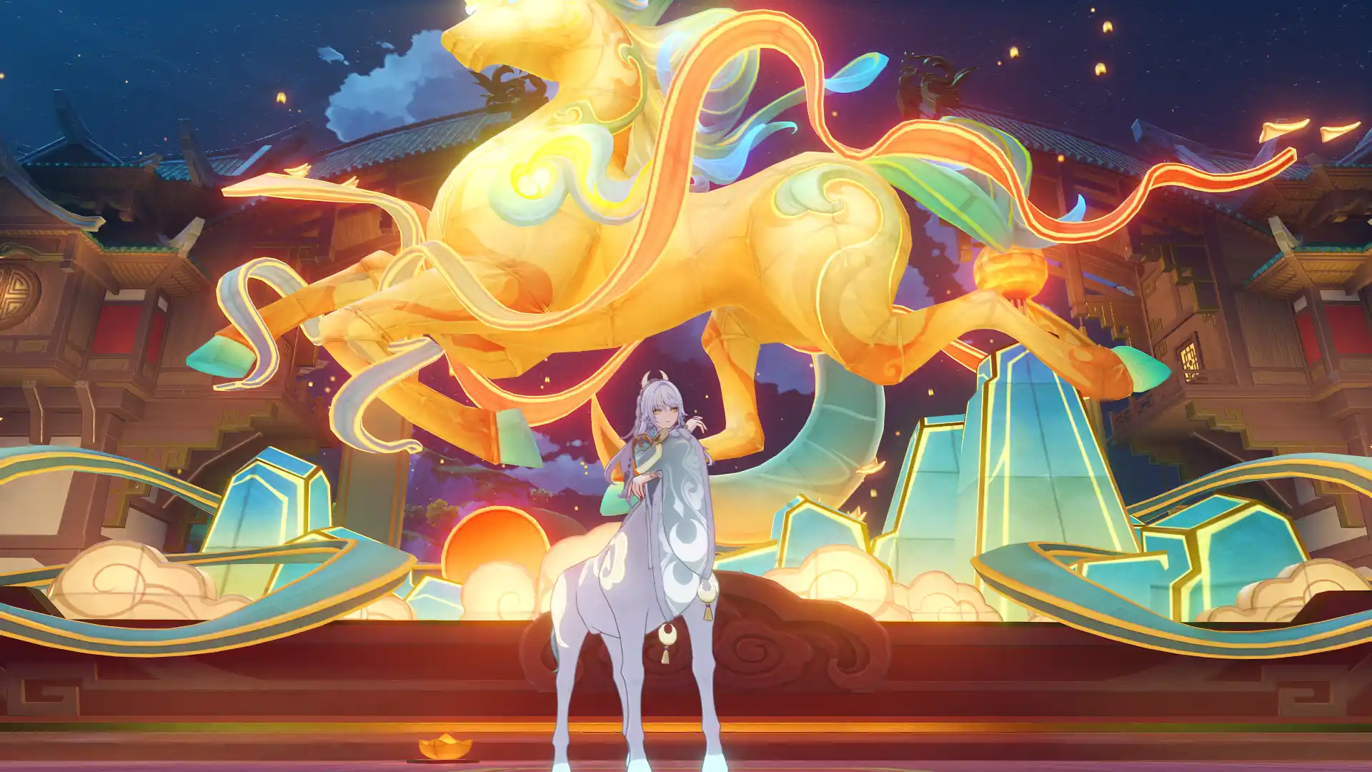 原神 兹白 Lunar Centaur Zibai mod