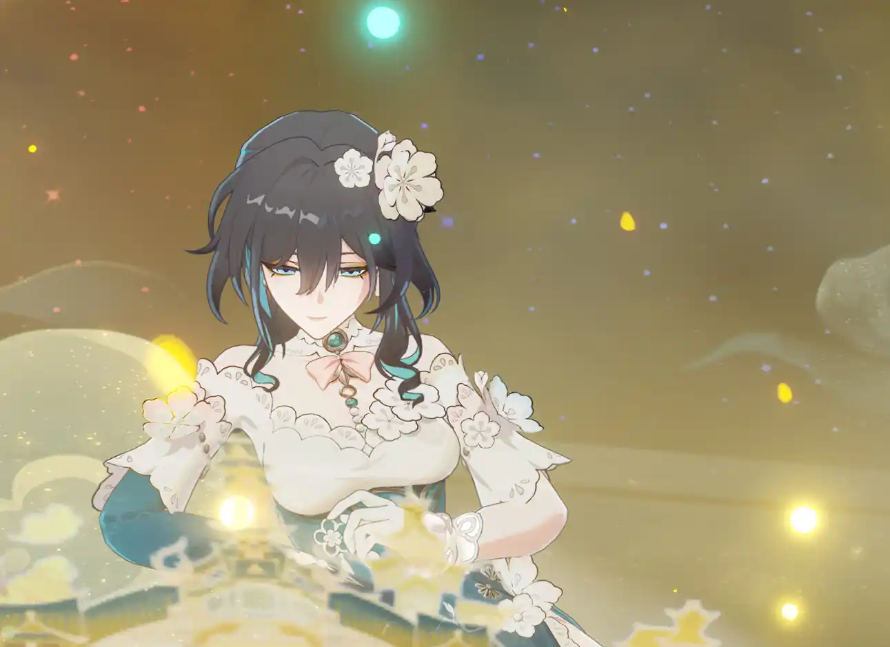 原神 兹白 Plumblossom Zibai eye edit mod