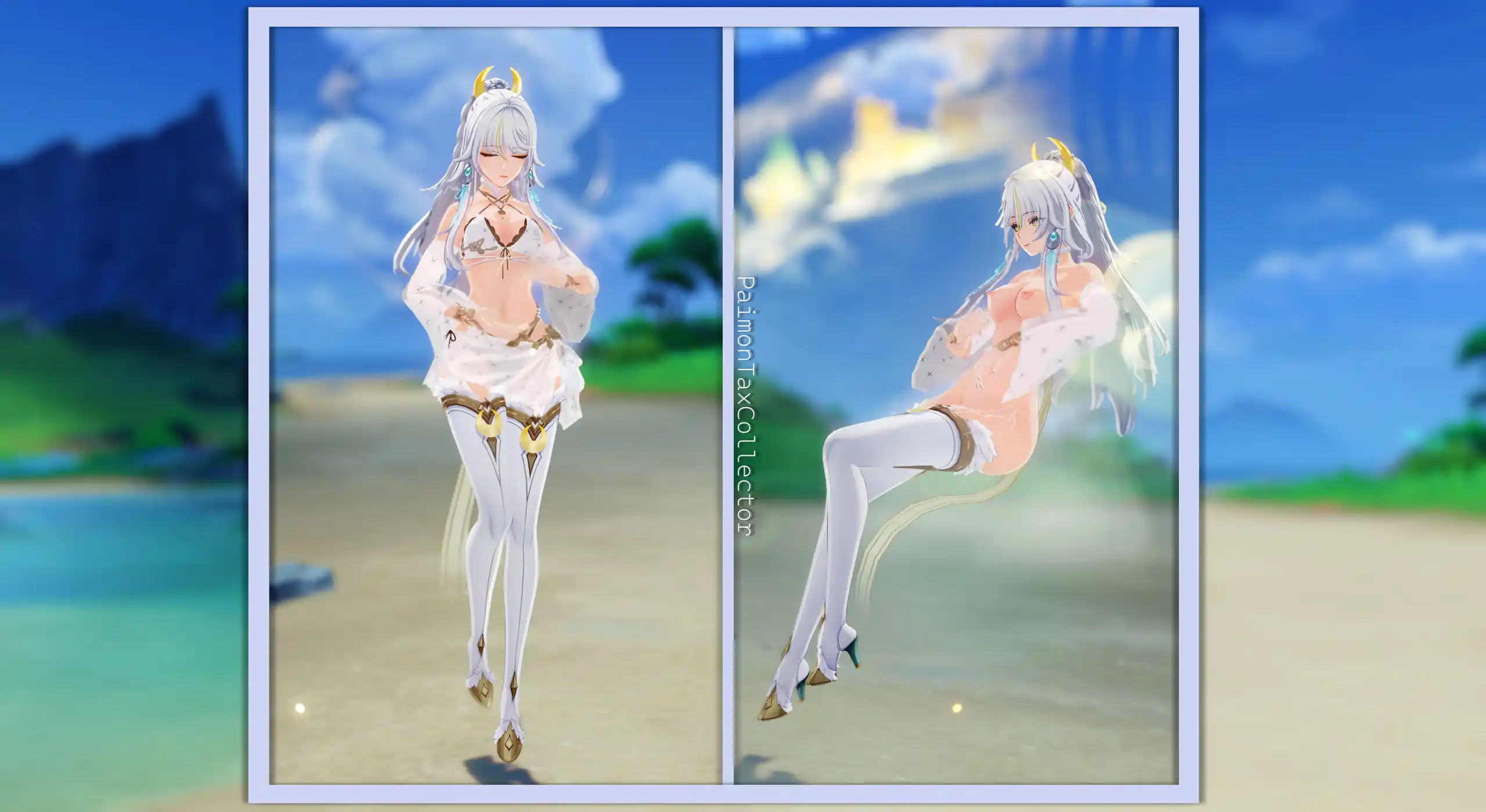 兹白 Zibai Summer Skin mod