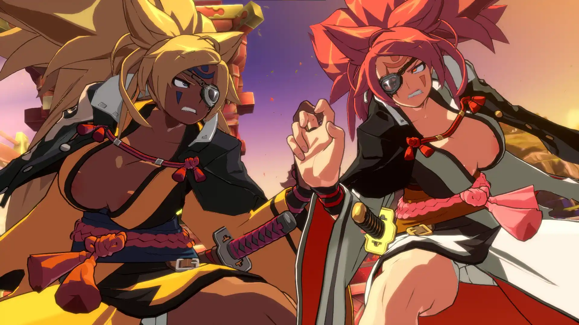 ギルティギアストライヴ 梅喧 Partially Exposed Baiken mod