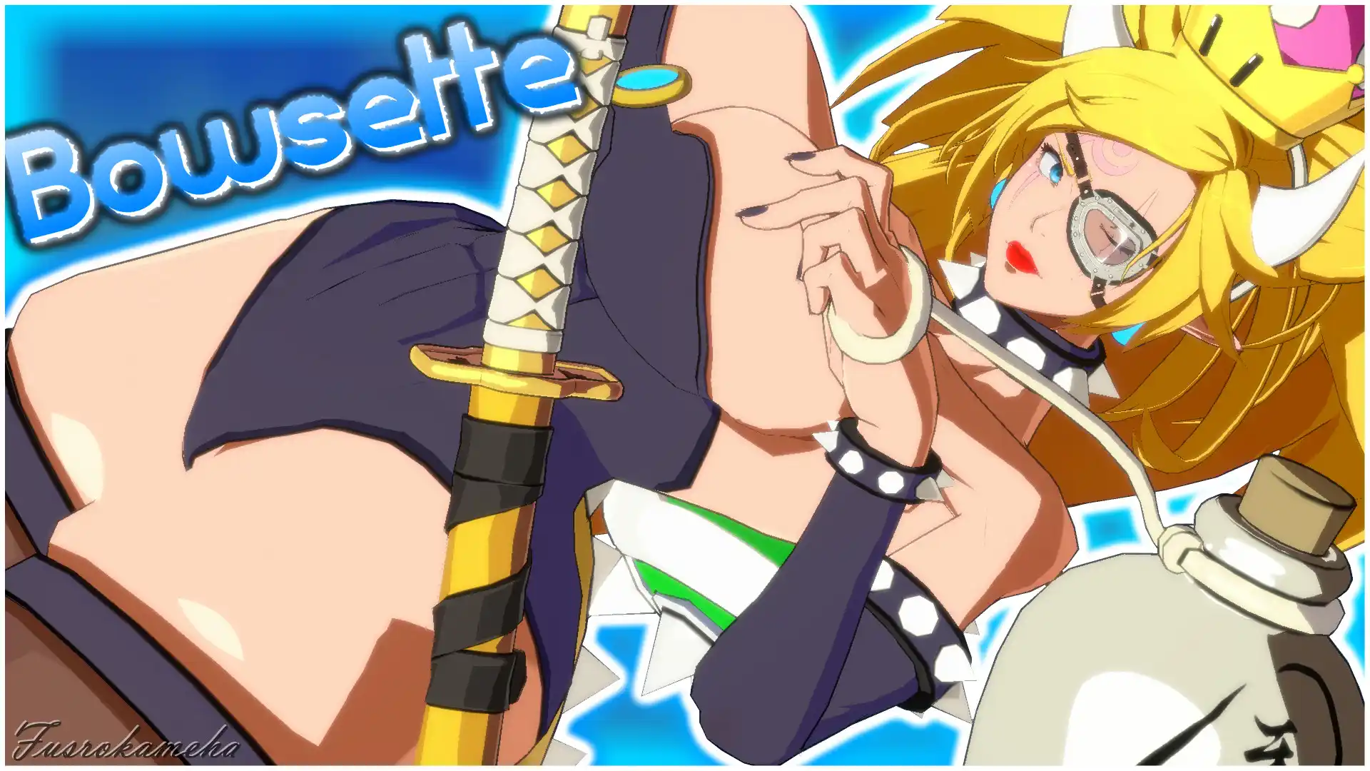 ギルティギアストライヴ 梅喧 Bowsette Baiken mod