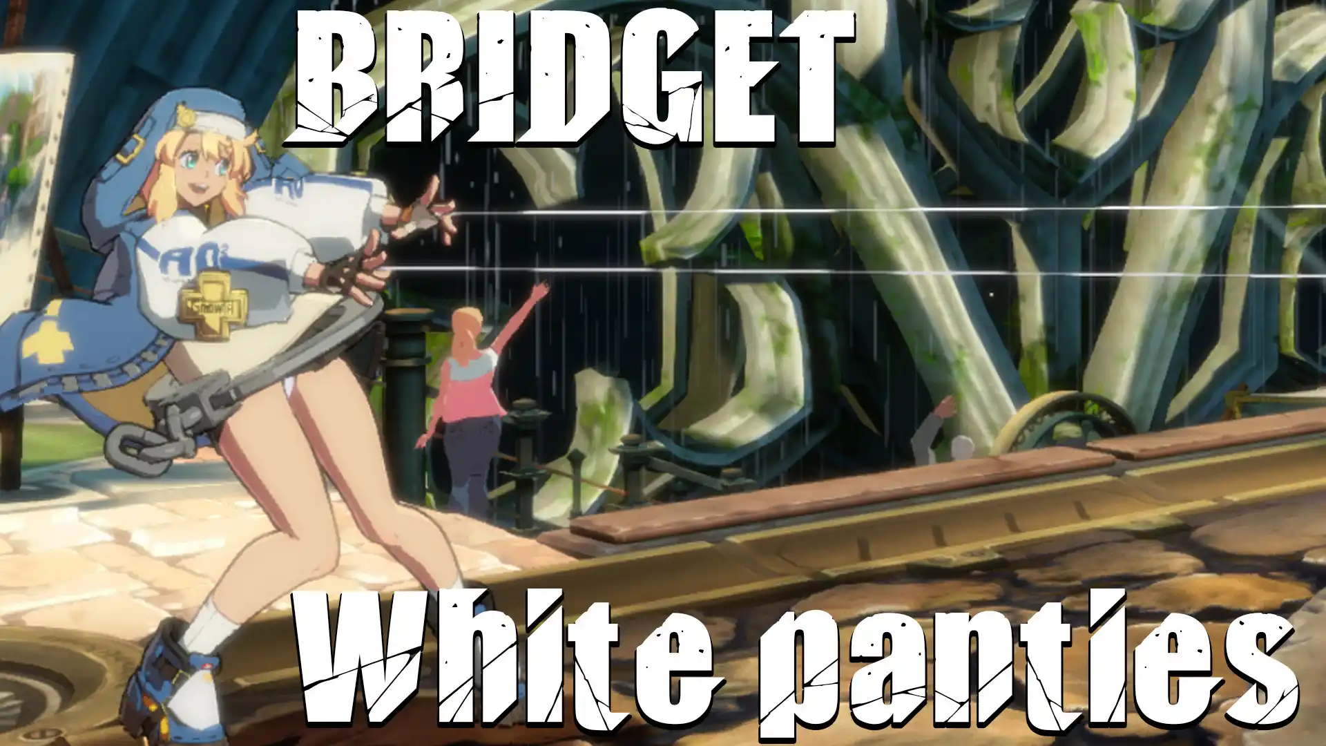 ギルティギアストライヴ ブリジット Bridget white panties mod