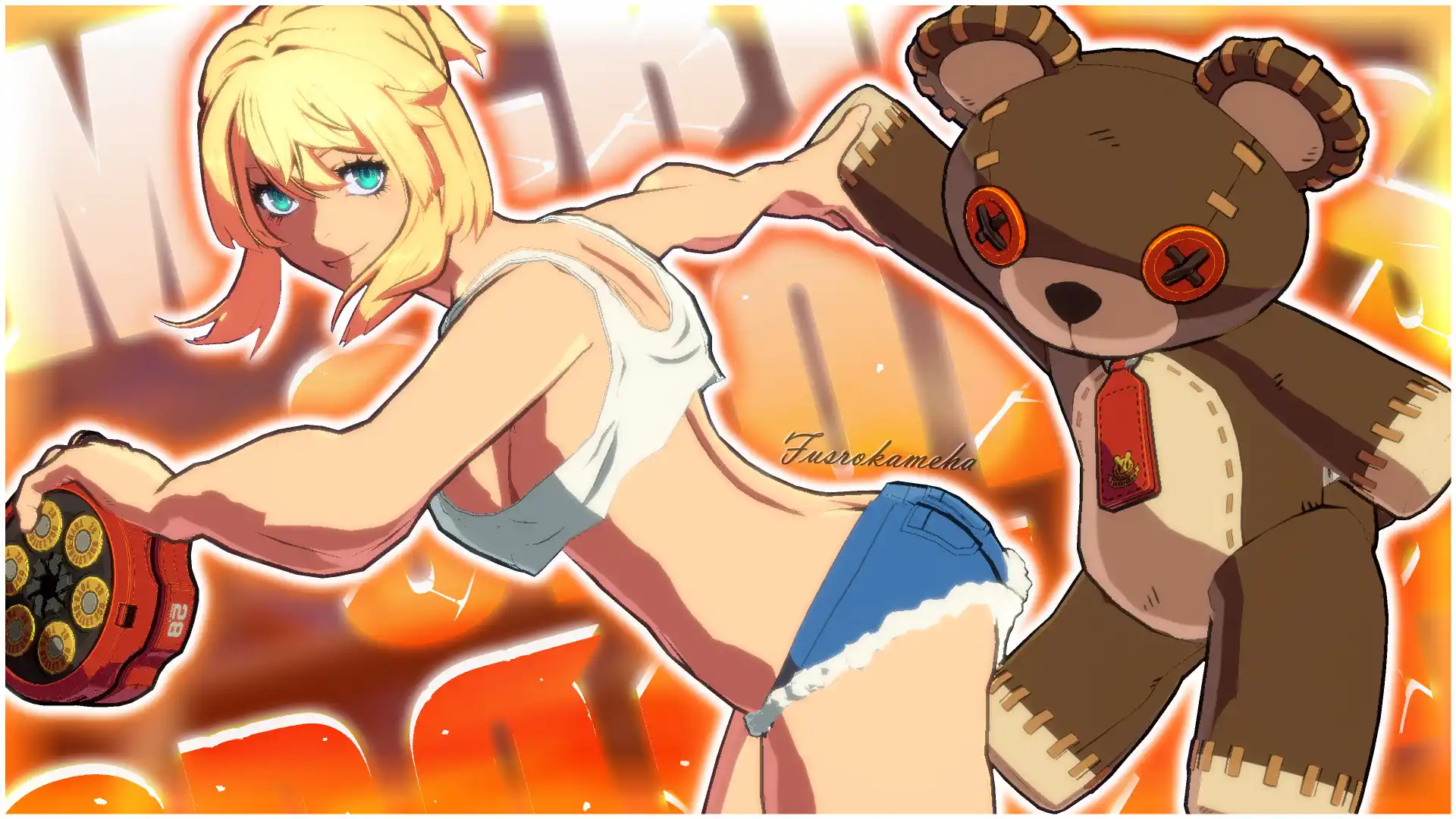 ギルティギアストライヴ ブリジット Micro Shorts + Crop Top Bridget mod