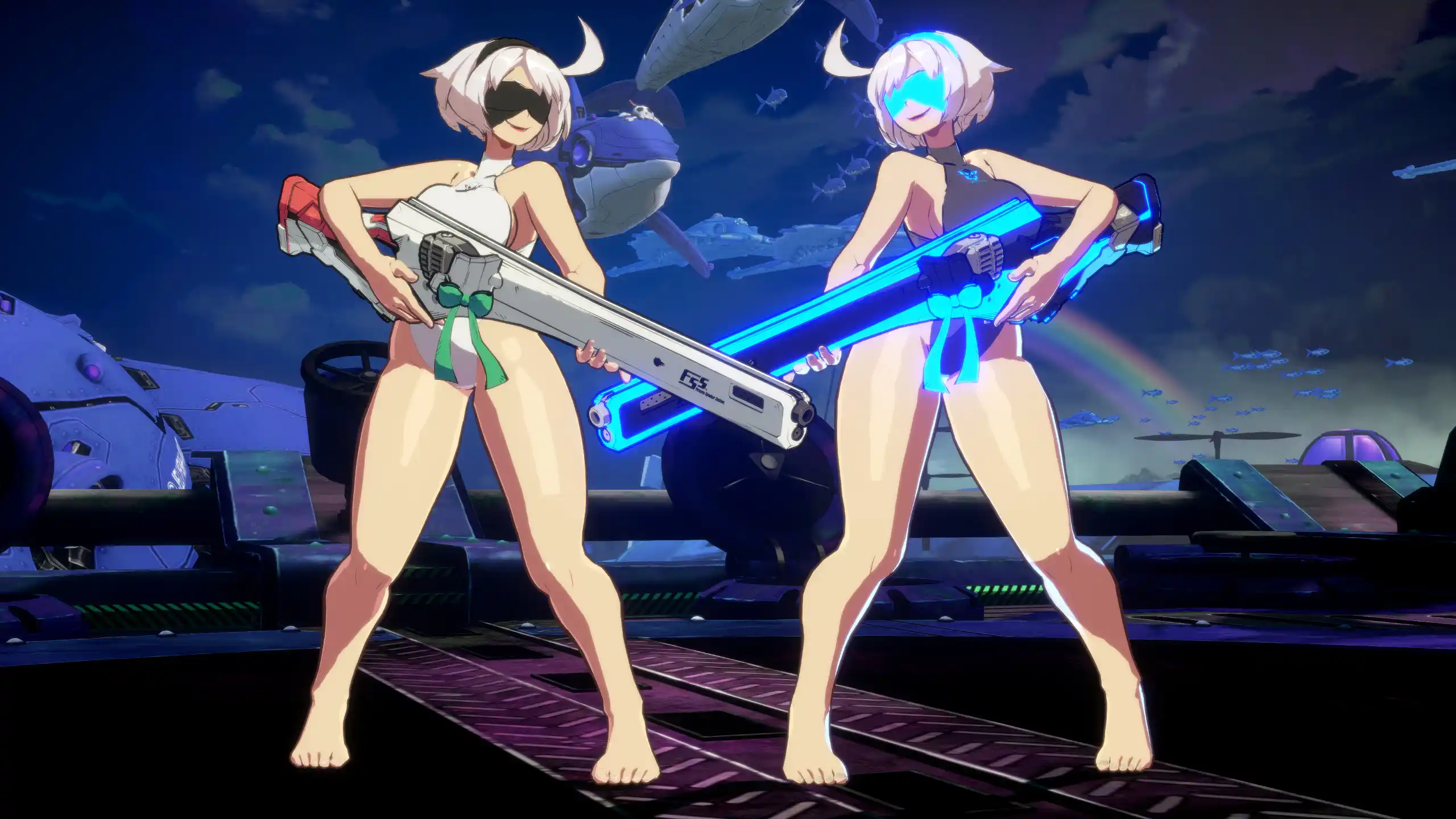 ギルティギアストライヴ エルフェルト One Piece Swimsuit Elphelt mod